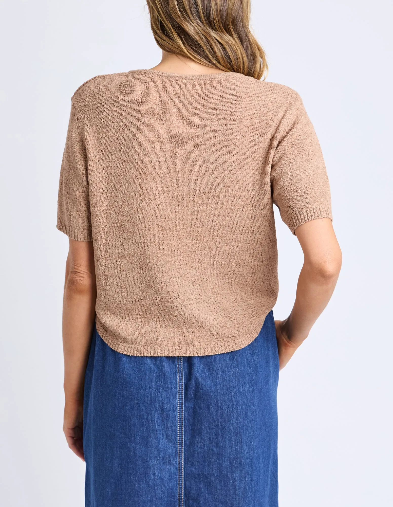 Knit Tee Natural sold by Elm Lifestyle product image thumbnail 3