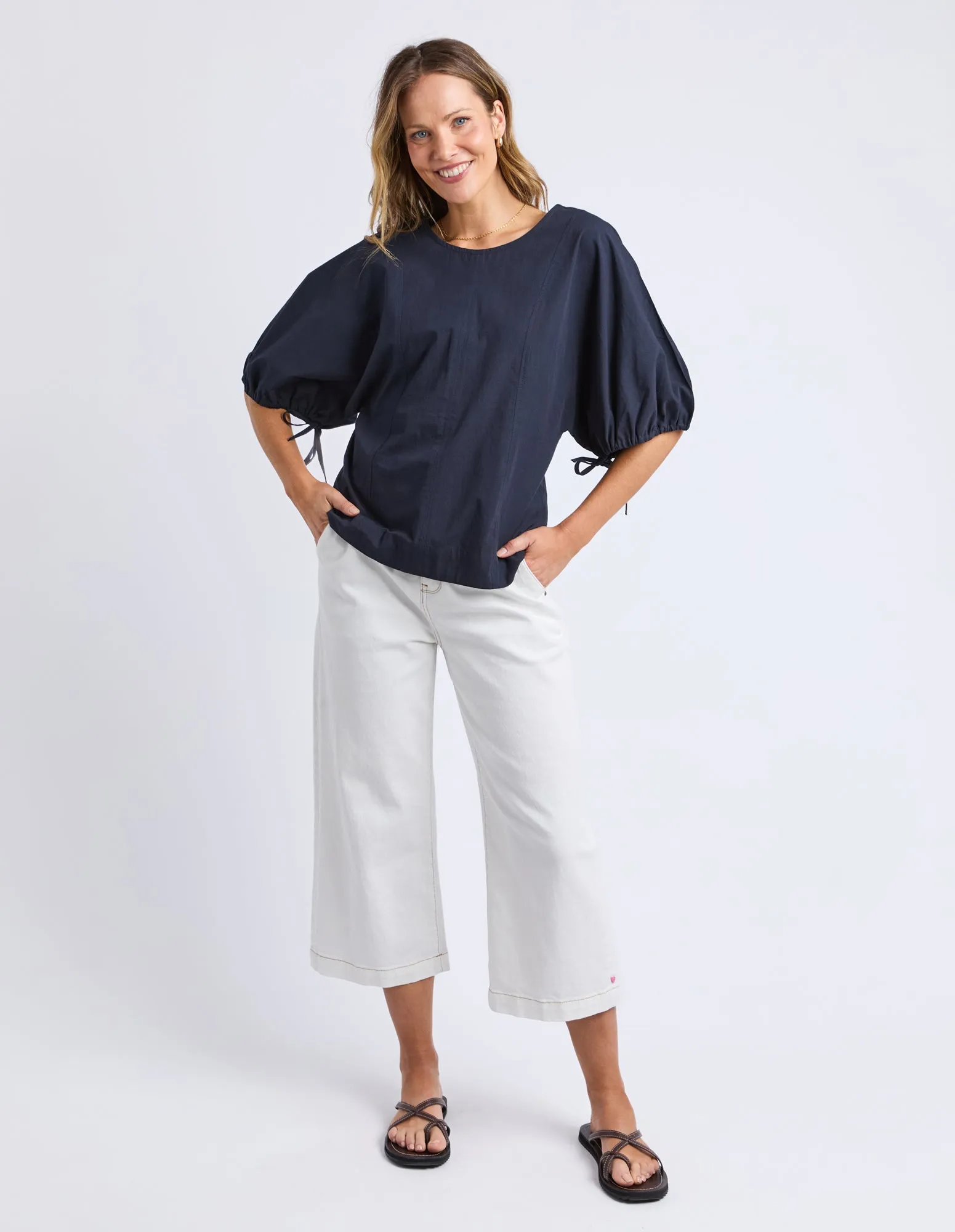 Marie Top Navy sold by Elm Lifestyle product image thumbnail 2