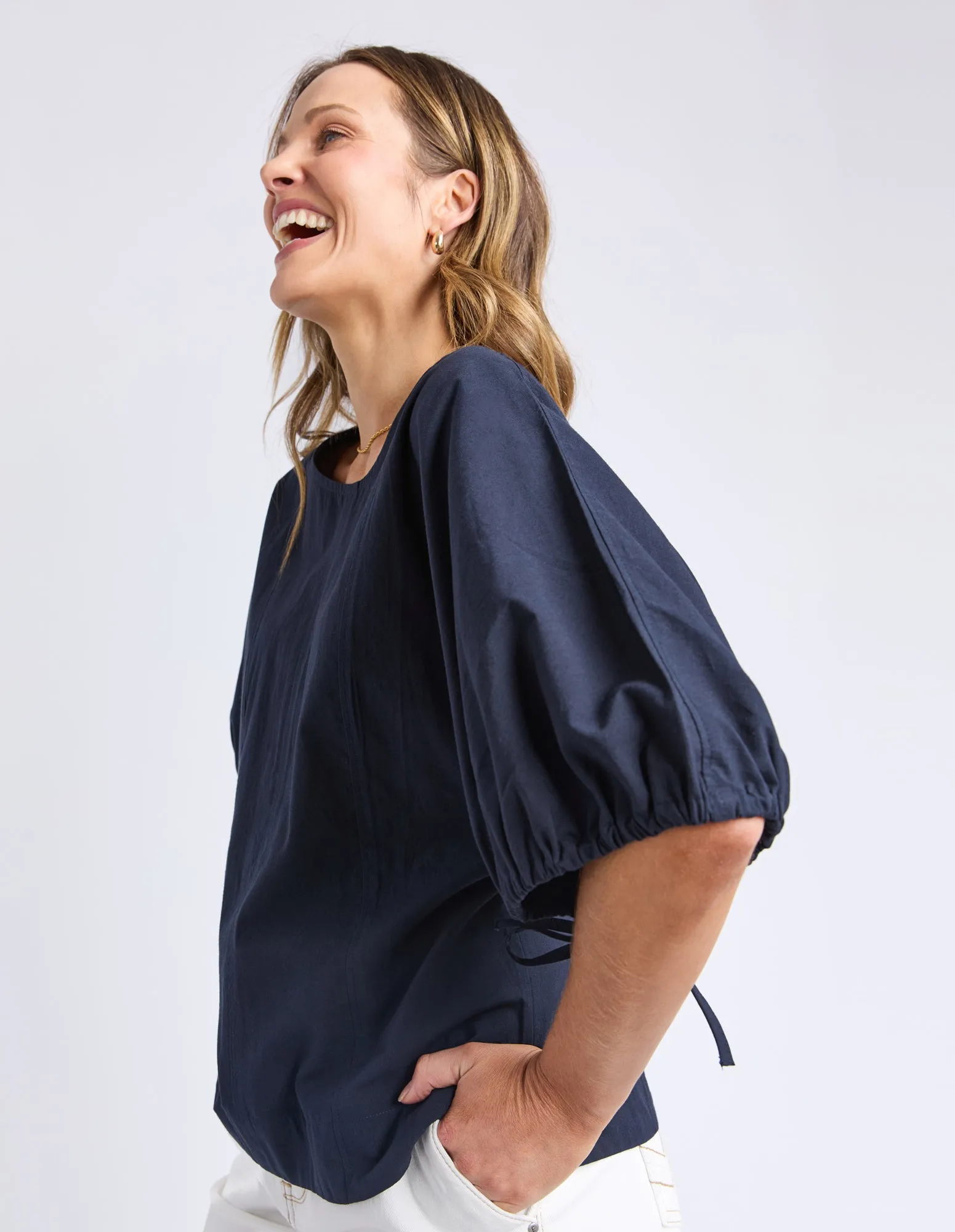 Marie Top Navy sold by Elm Lifestyle product image thumbnail 4