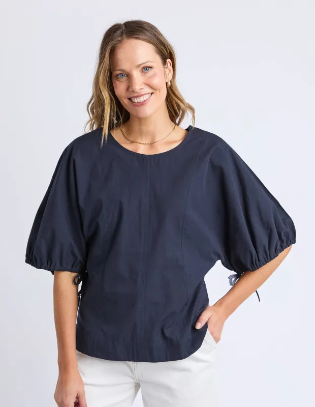 Marie Top Navy sold by Elm Lifestyle