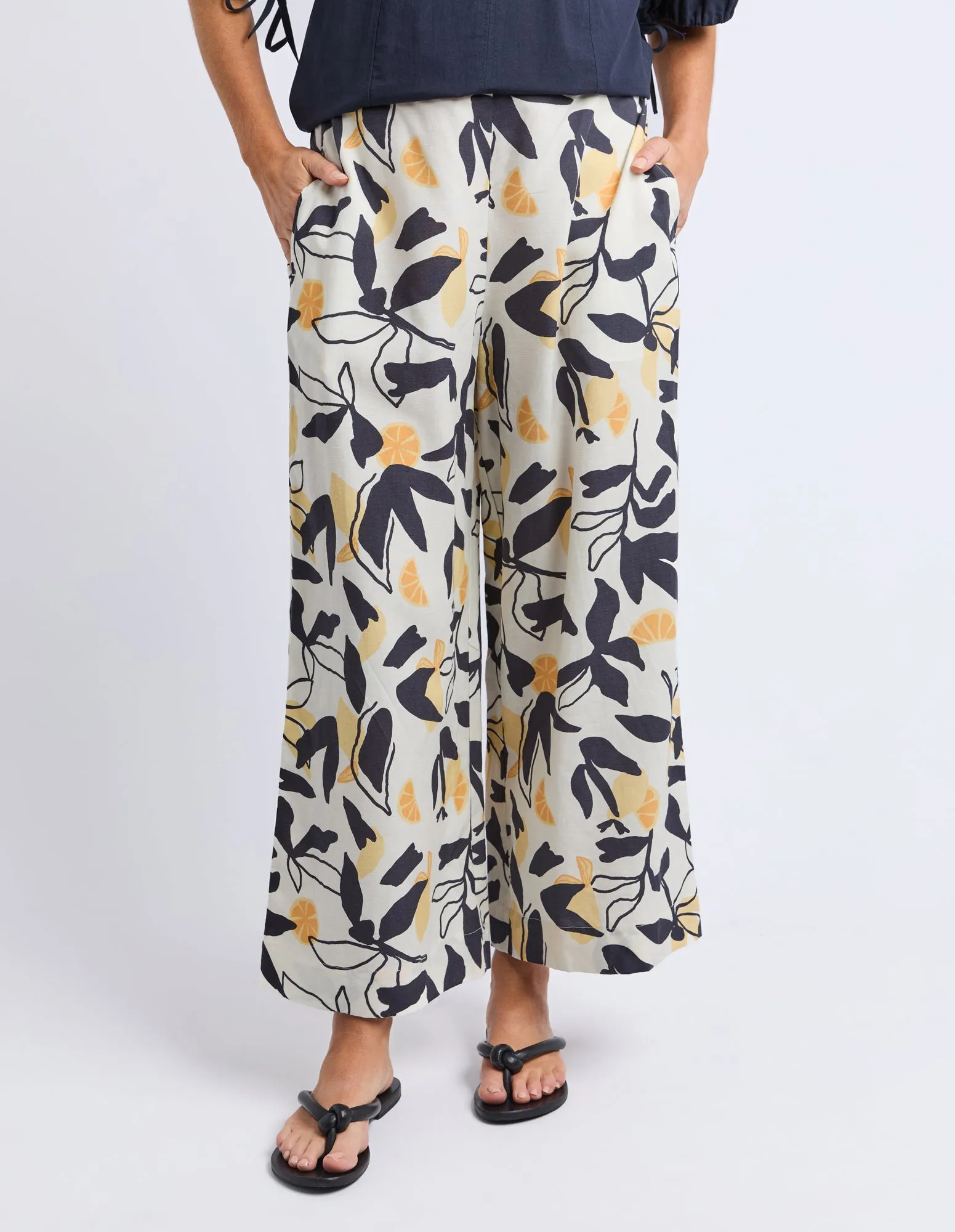 Limone Pant Limone Leaf Print sold by Elm Lifestyle