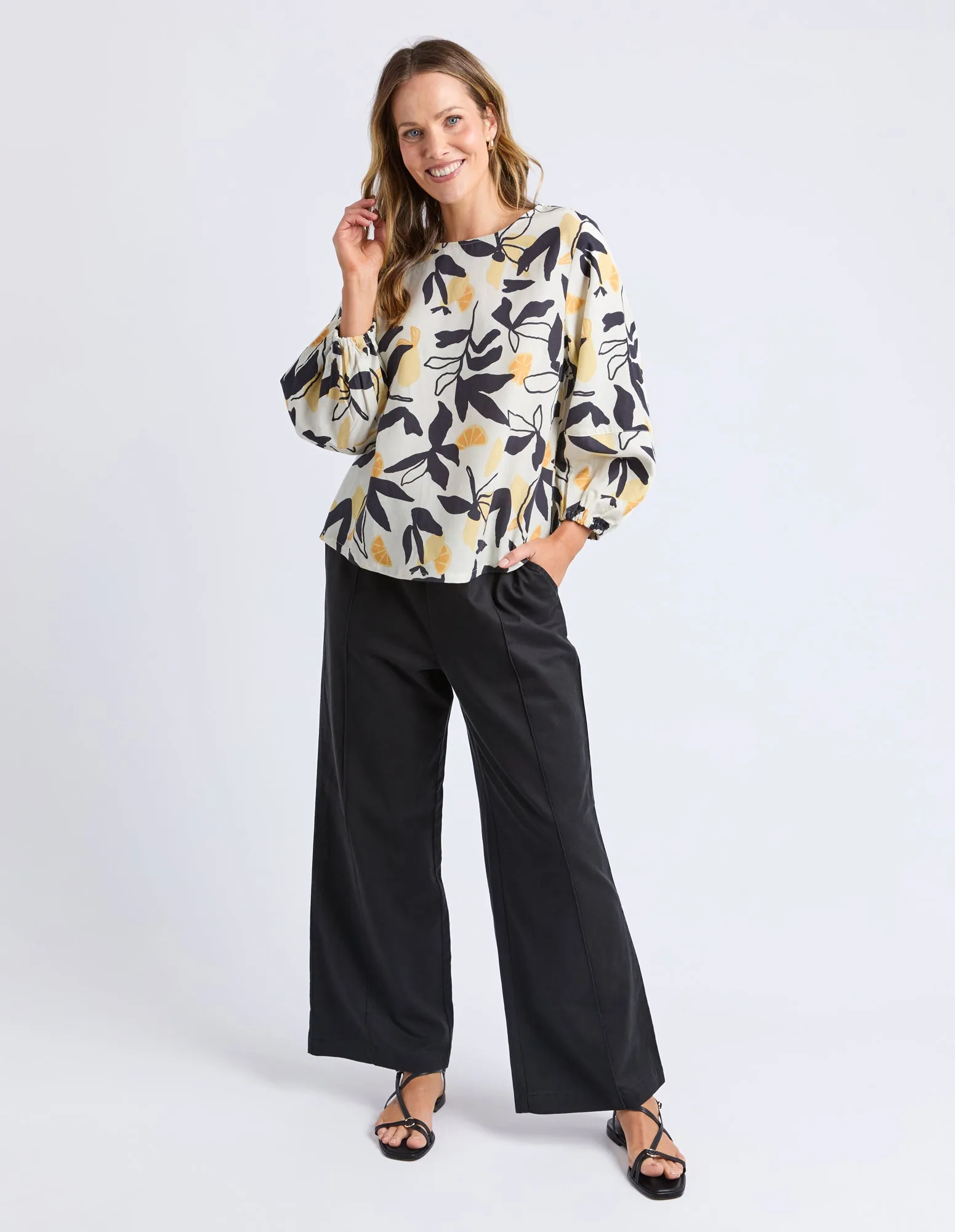 Limone Top Limone Leaf Print sold by Elm Lifestyle product image thumbnail 2