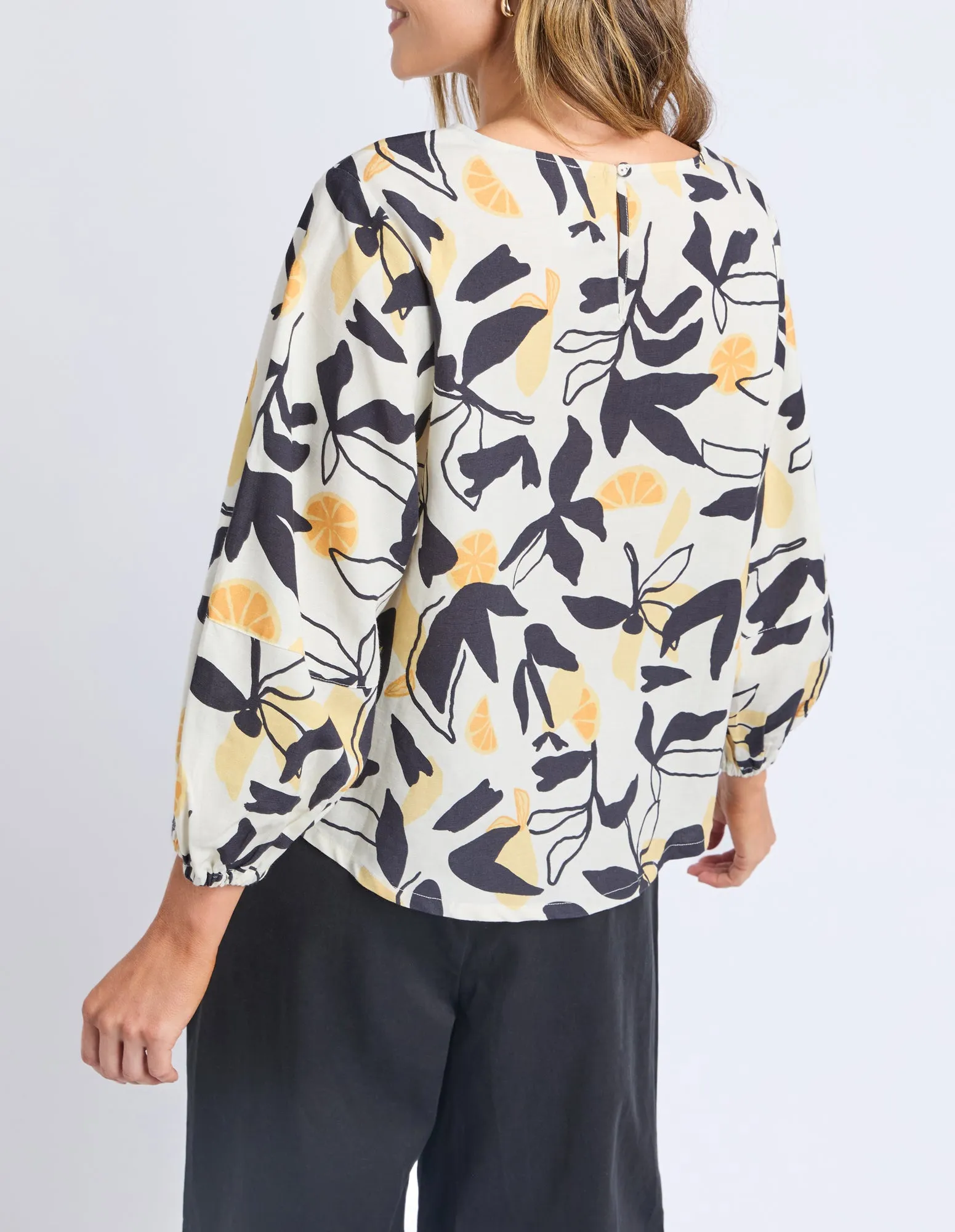 Limone Top Limone Leaf Print sold by Elm Lifestyle product image thumbnail 3