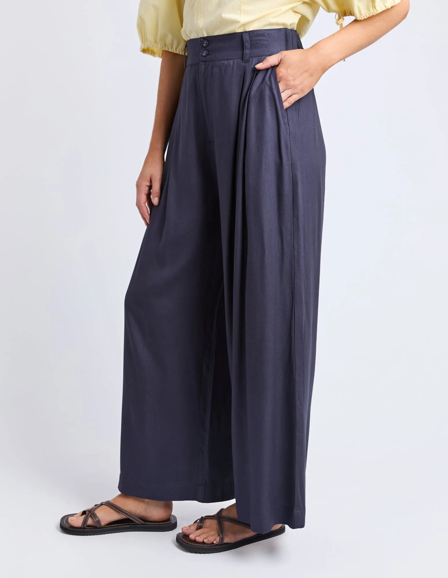 Georgina Print Pant Navy sold by Elm Lifestyle product image thumbnail 4