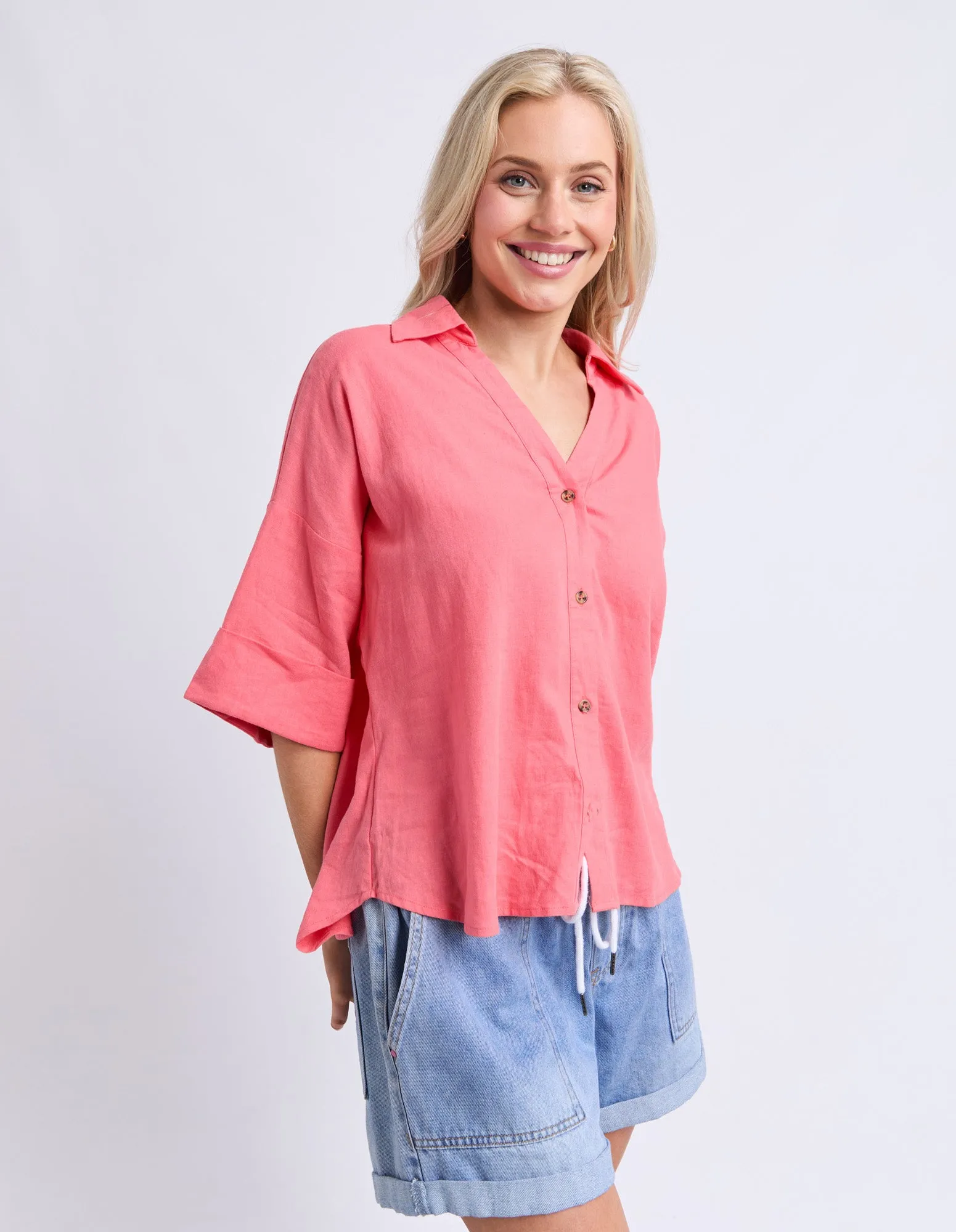 Holiday Shirt Sugar Coral sold by Elm Lifestyle product image thumbnail 4