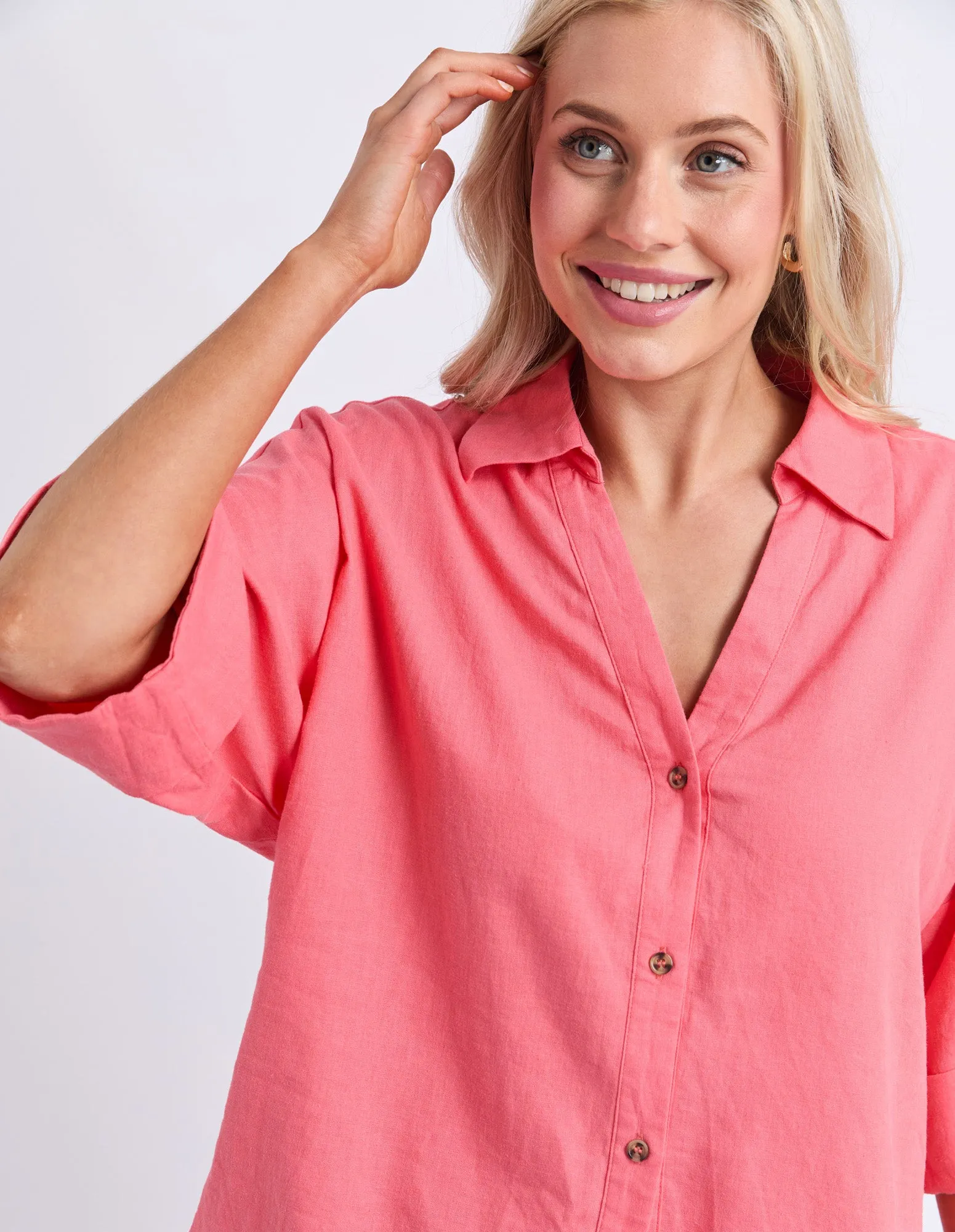 Holiday Shirt Sugar Coral sold by Elm Lifestyle product image thumbnail 5