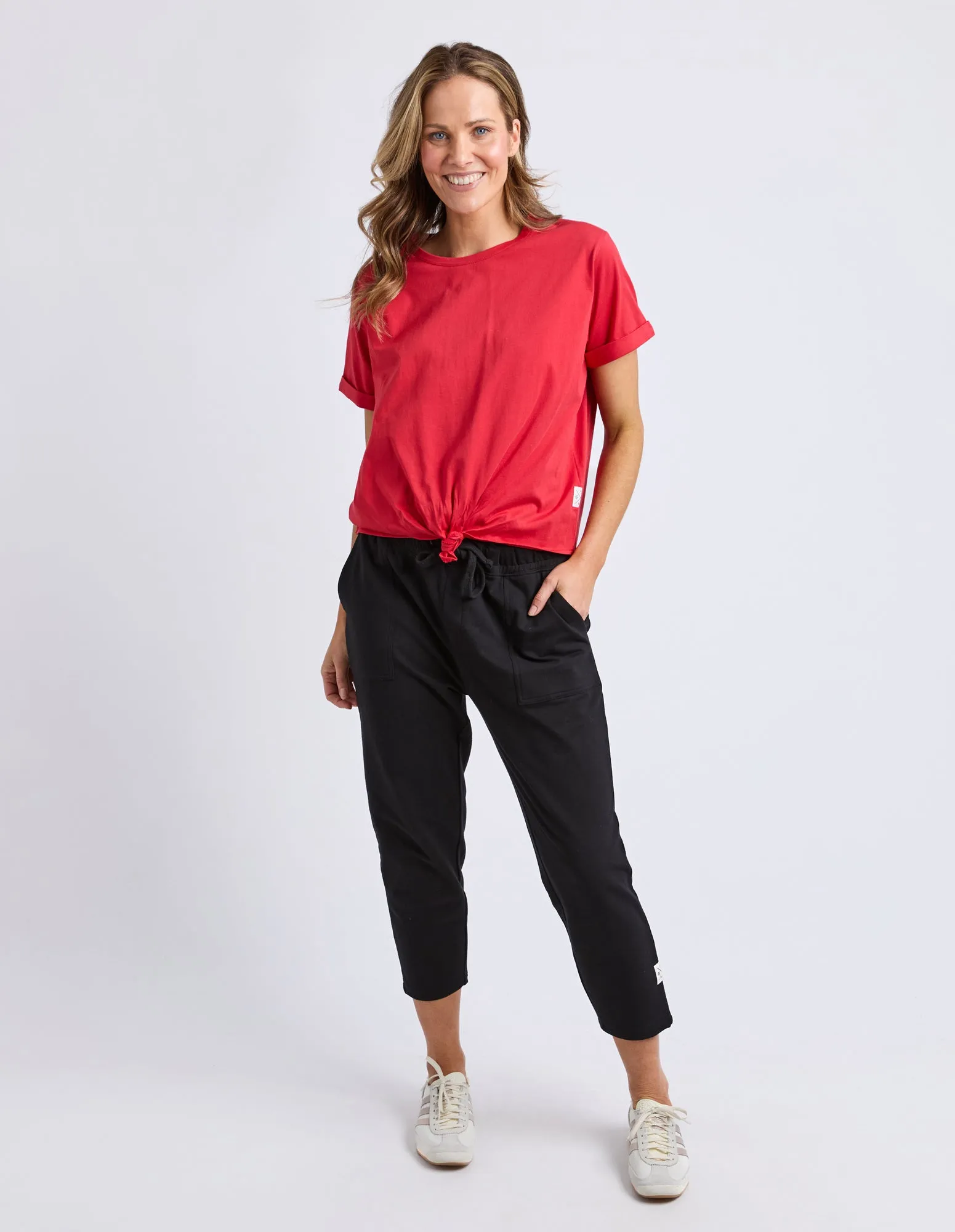 Knot Short Sleeve Tee Cranberry sold by Elm Lifestyle product image thumbnail 2