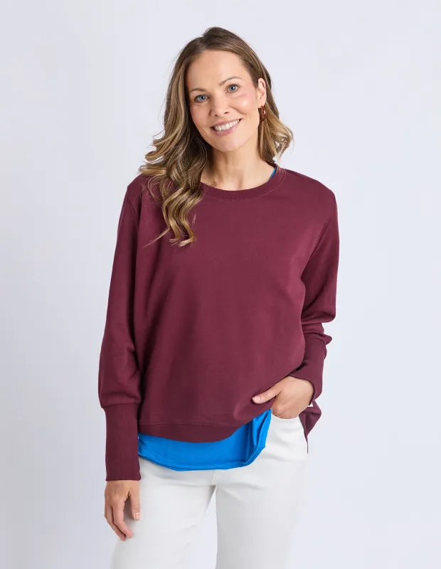 Divine Crew Plum sold by Elm Lifestyle