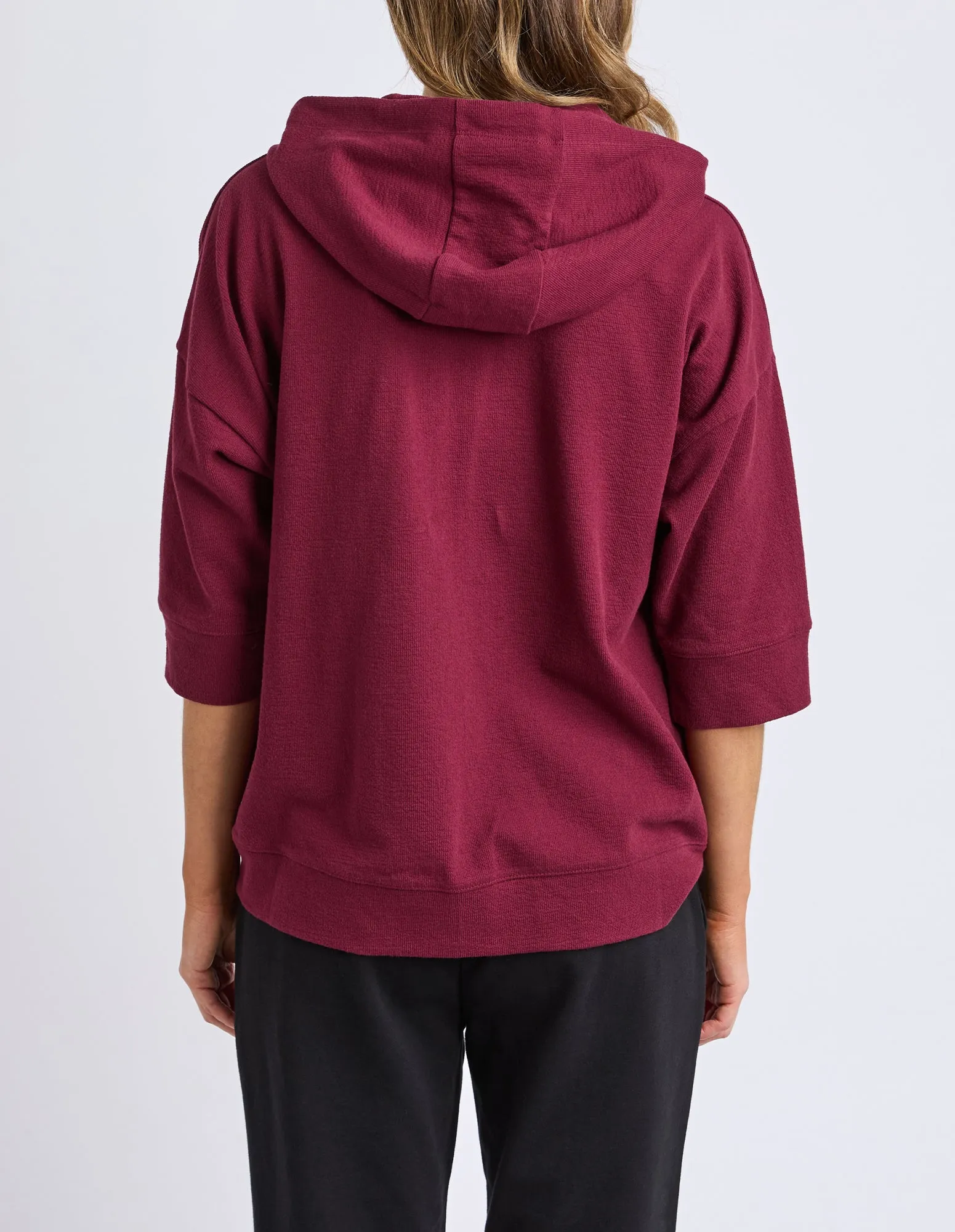 Beachy Zip Hoodie Plum sold by Elm Lifestyle product image thumbnail 3