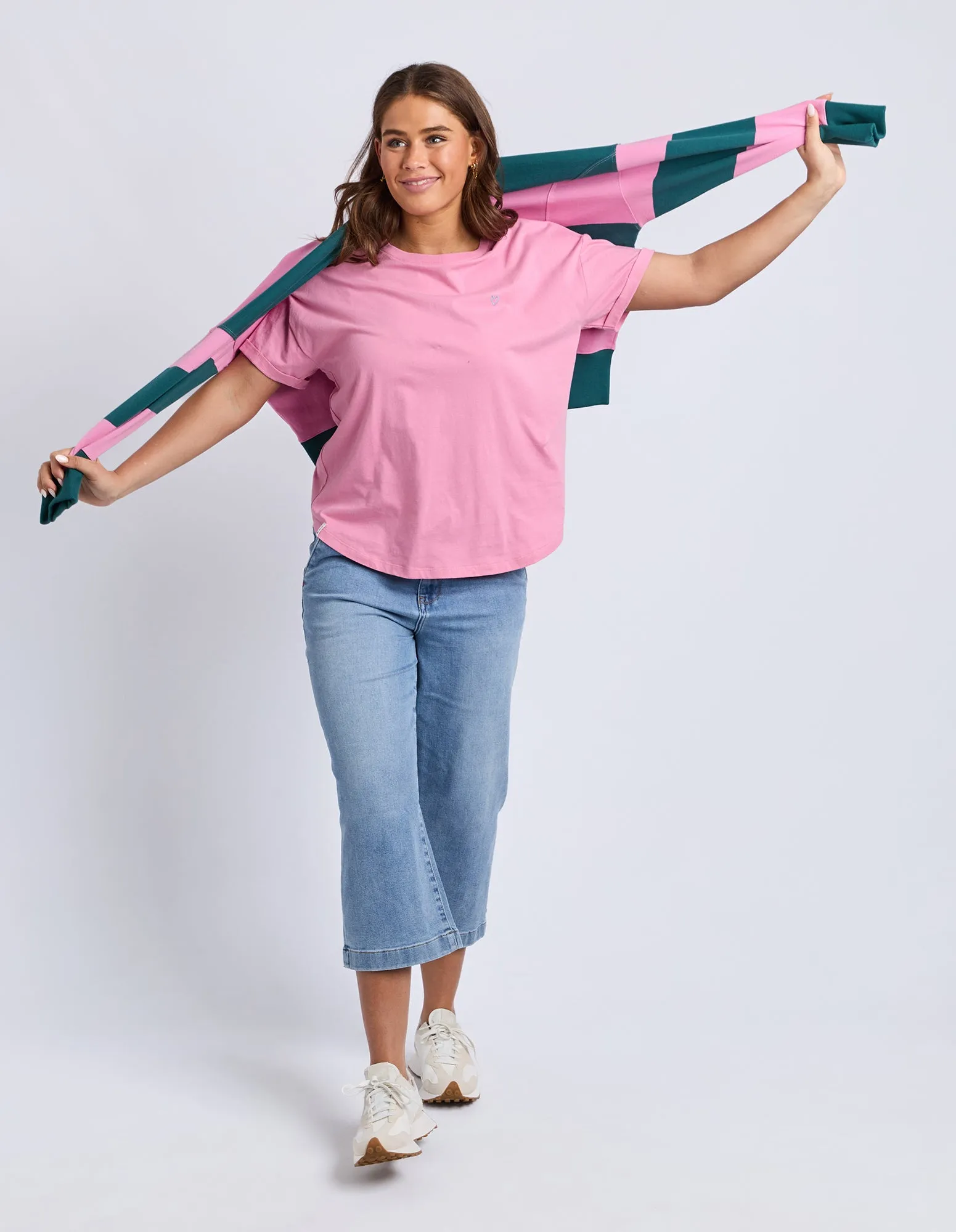 Halli Short Sleeve Tee Quartz Pink sold by Elm Lifestyle product image thumbnail 2