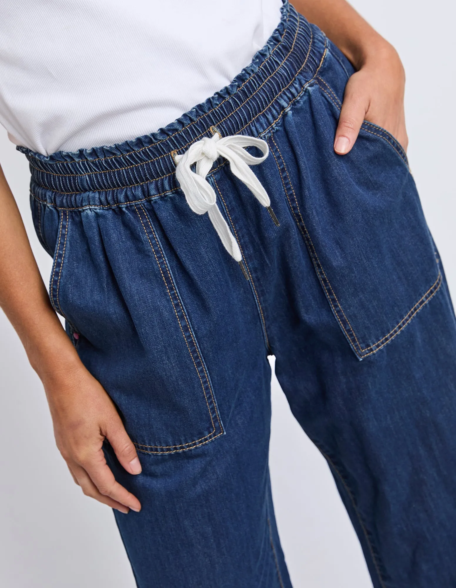 Greta Slim Leg Denim Pant Extra Dark Wash sold by Elm Lifestyle product image thumbnail 5