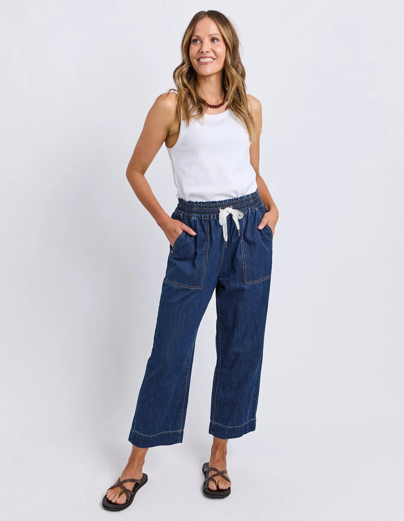Greta Slim Leg Denim Pant Extra Dark Wash sold by Elm Lifestyle product image thumbnail 2