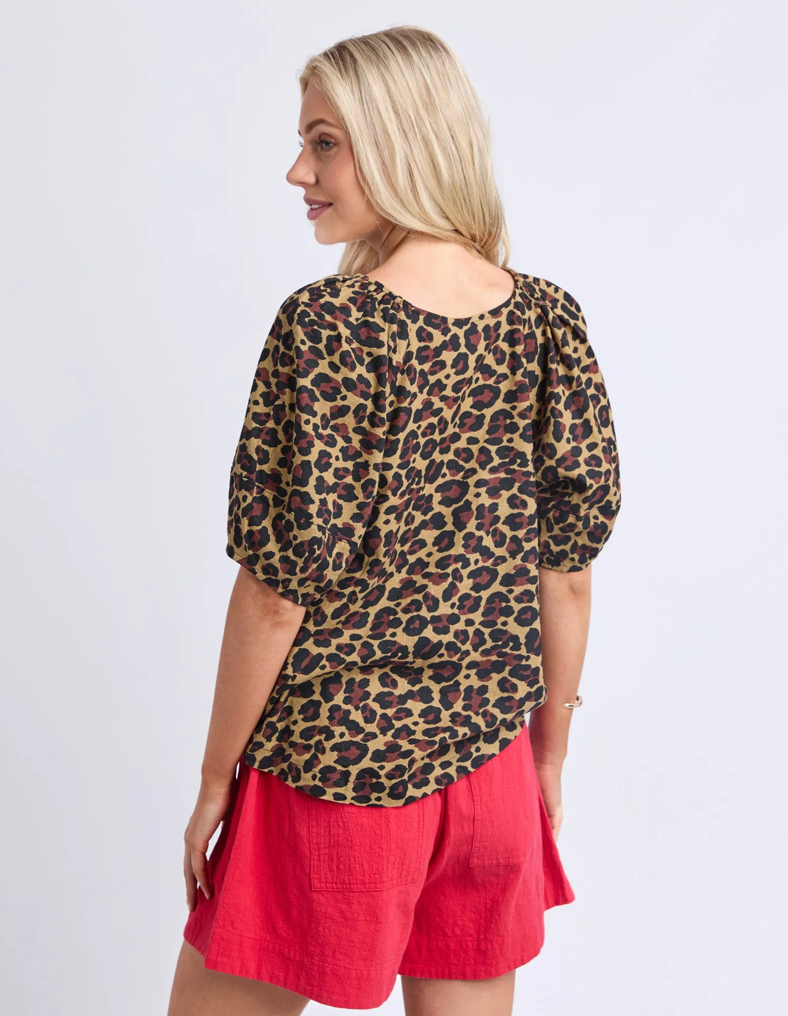 Saskia Top Animal Print sold by Elm Lifestyle product image thumbnail 3