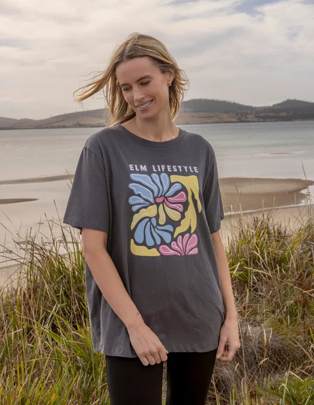 Lulu Tee Washed Black sold by Elm Lifestyle