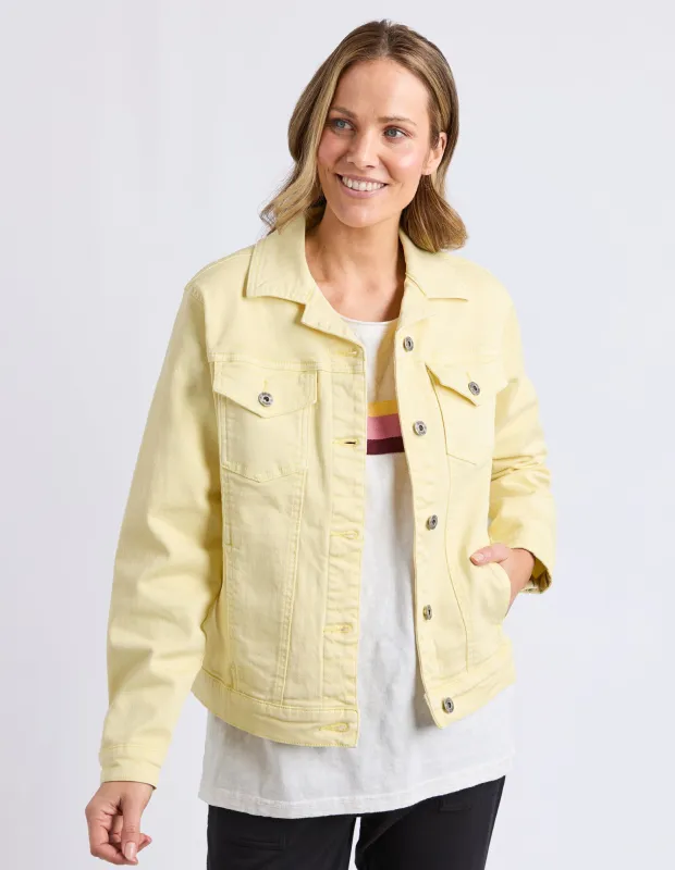 Tilly Jacket Pale Lemon made by Elm Lifestyle