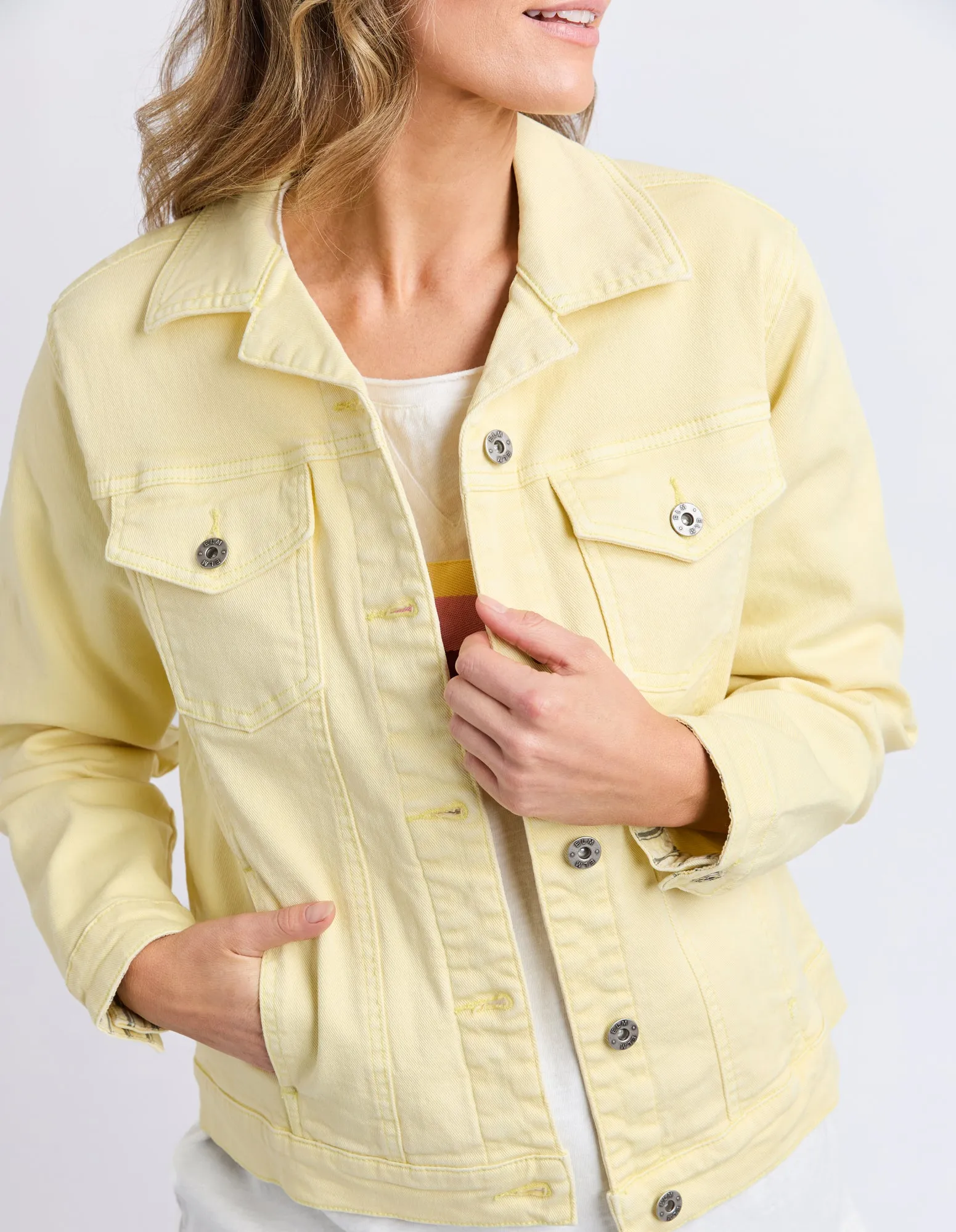 Tilly Jacket Pale Lemon sold by Elm Lifestyle product image thumbnail 5