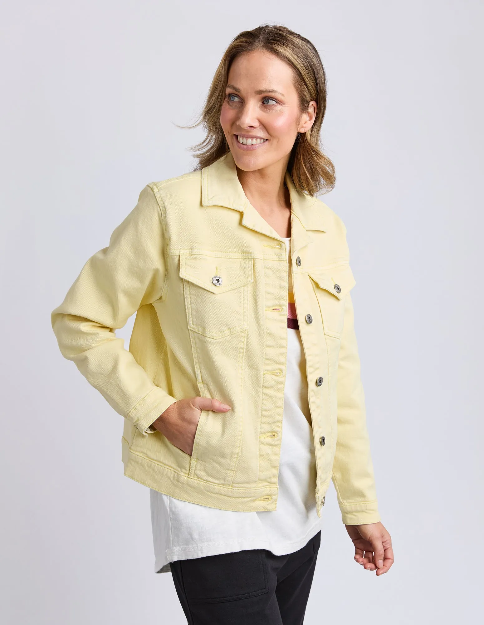 Tilly Jacket Pale Lemon sold by Elm Lifestyle product image thumbnail 4