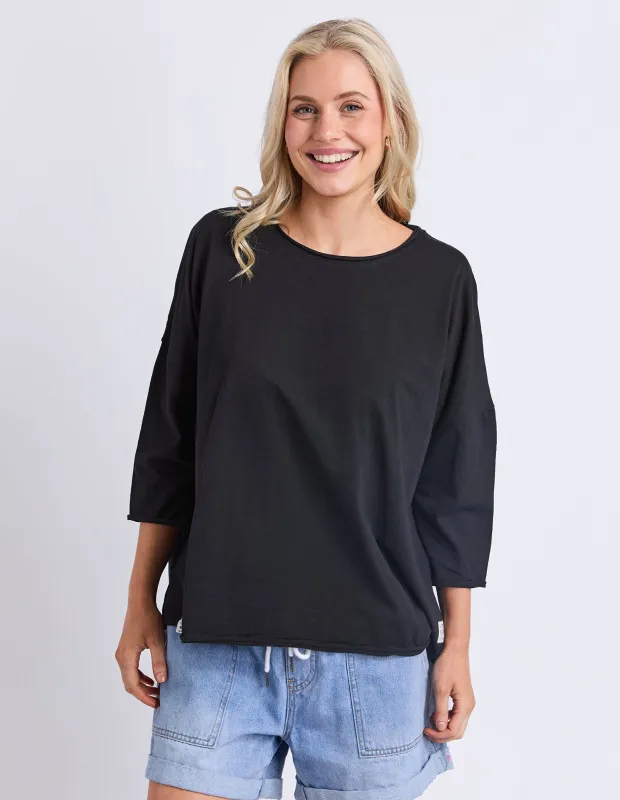 Anya Long Sleeve Tee Black sold by Elm Lifestyle
