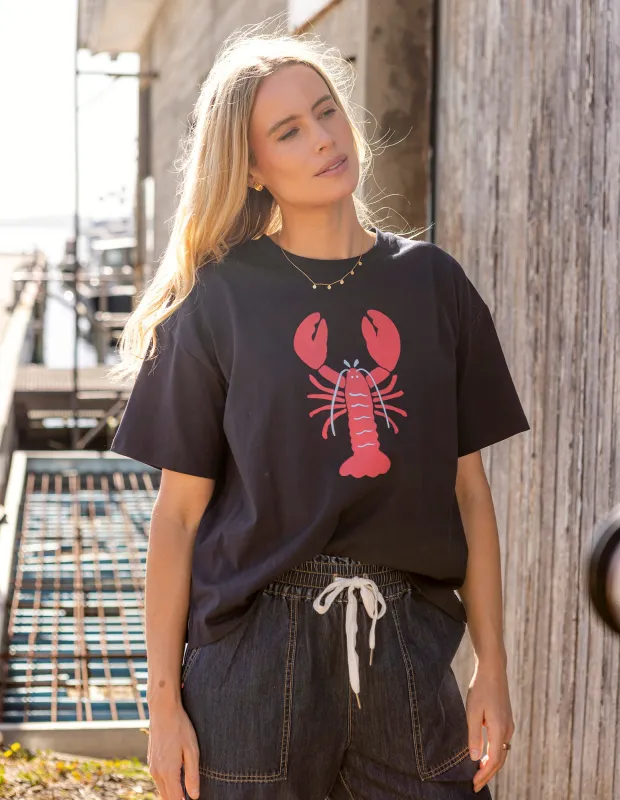 Lobster Tee Classic Navy made by Elm Lifestyle