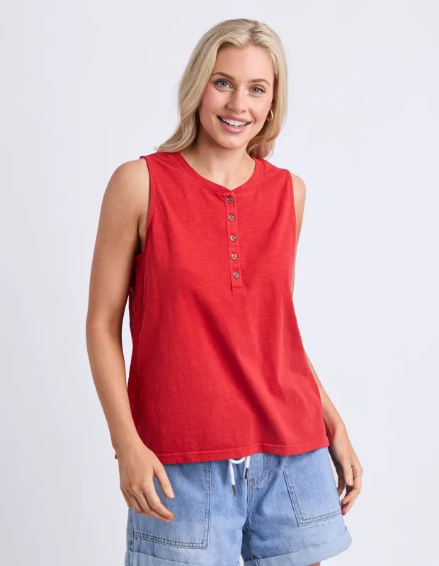 Elysian Tank Cranberry made by Elm Lifestyle
