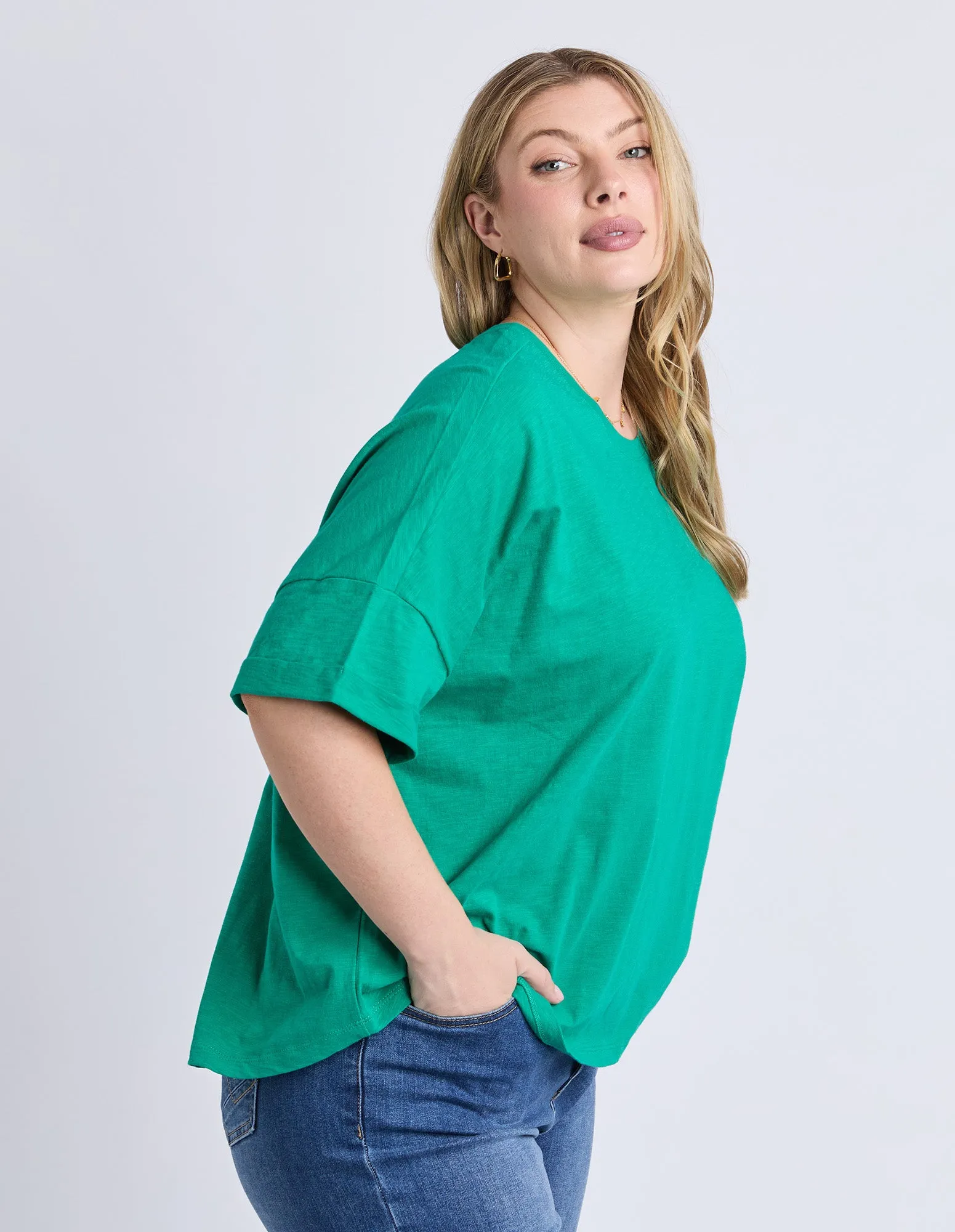 Iris S/S Tee Turquoise sold by Elm Lifestyle product image thumbnail 5