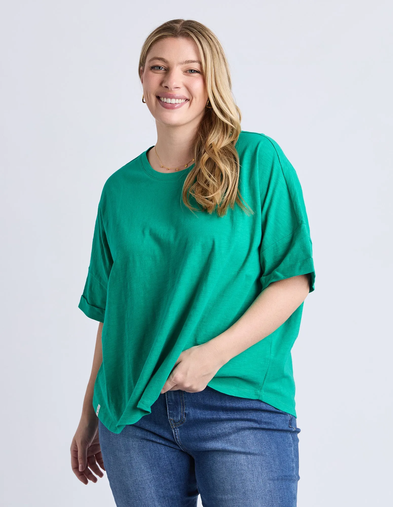Iris S/S Tee Turquoise sold by Elm Lifestyle product image thumbnail 2