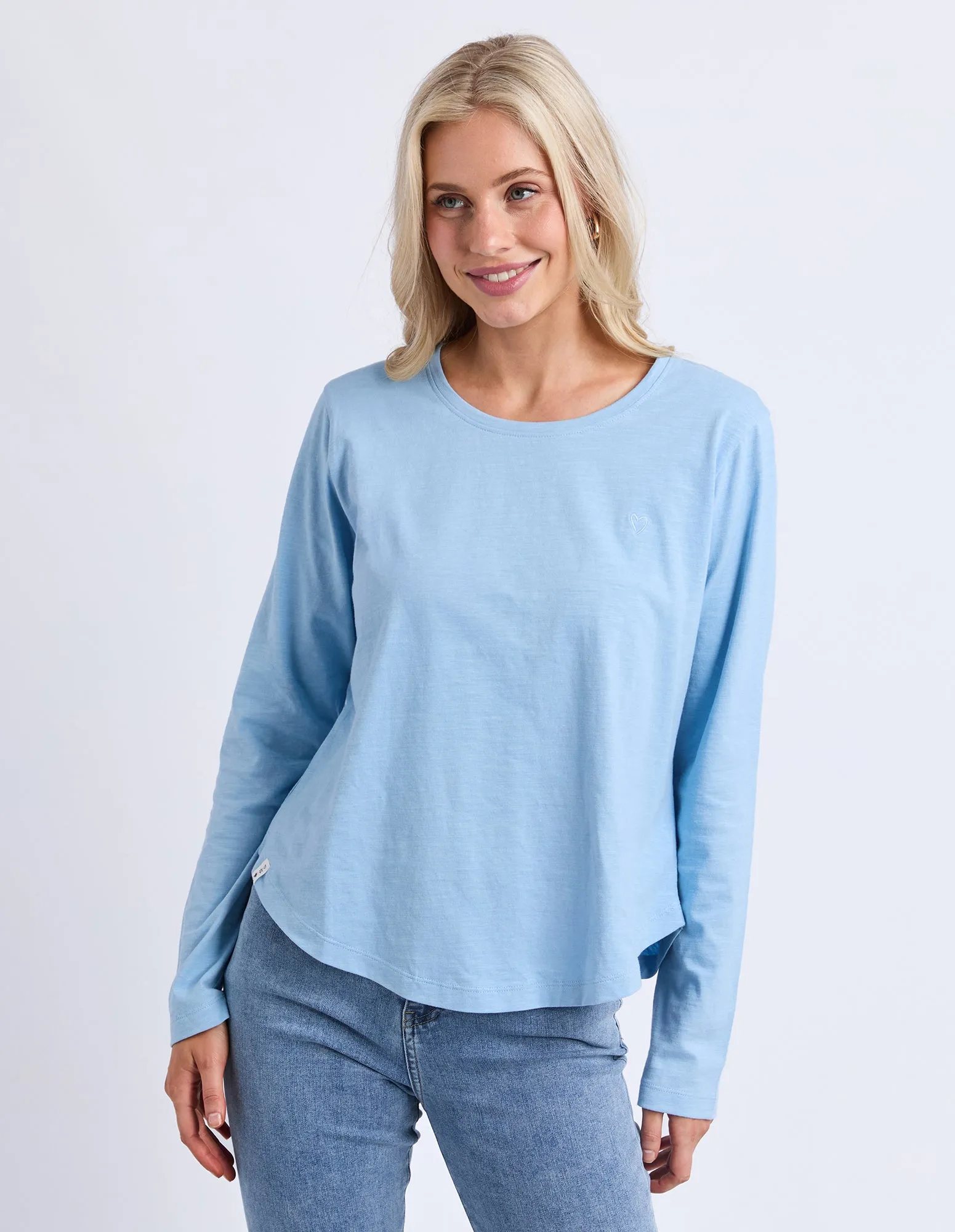 Everyday Long Sleeve Tee Light Blue sold by Elm Lifestyle