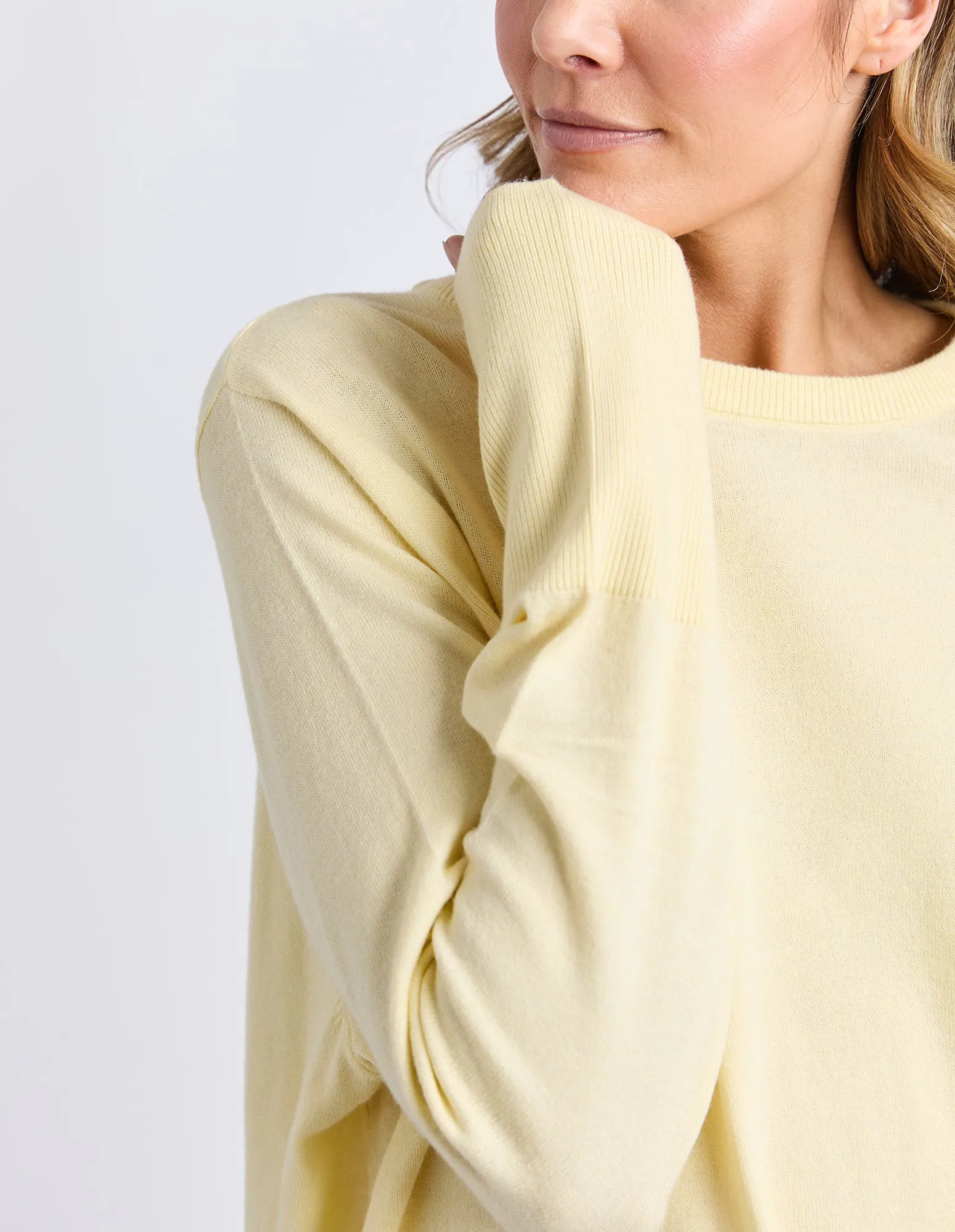 Sunny Long Sleeve Knit Top Pale Banana sold by Elm Lifestyle product image thumbnail 5