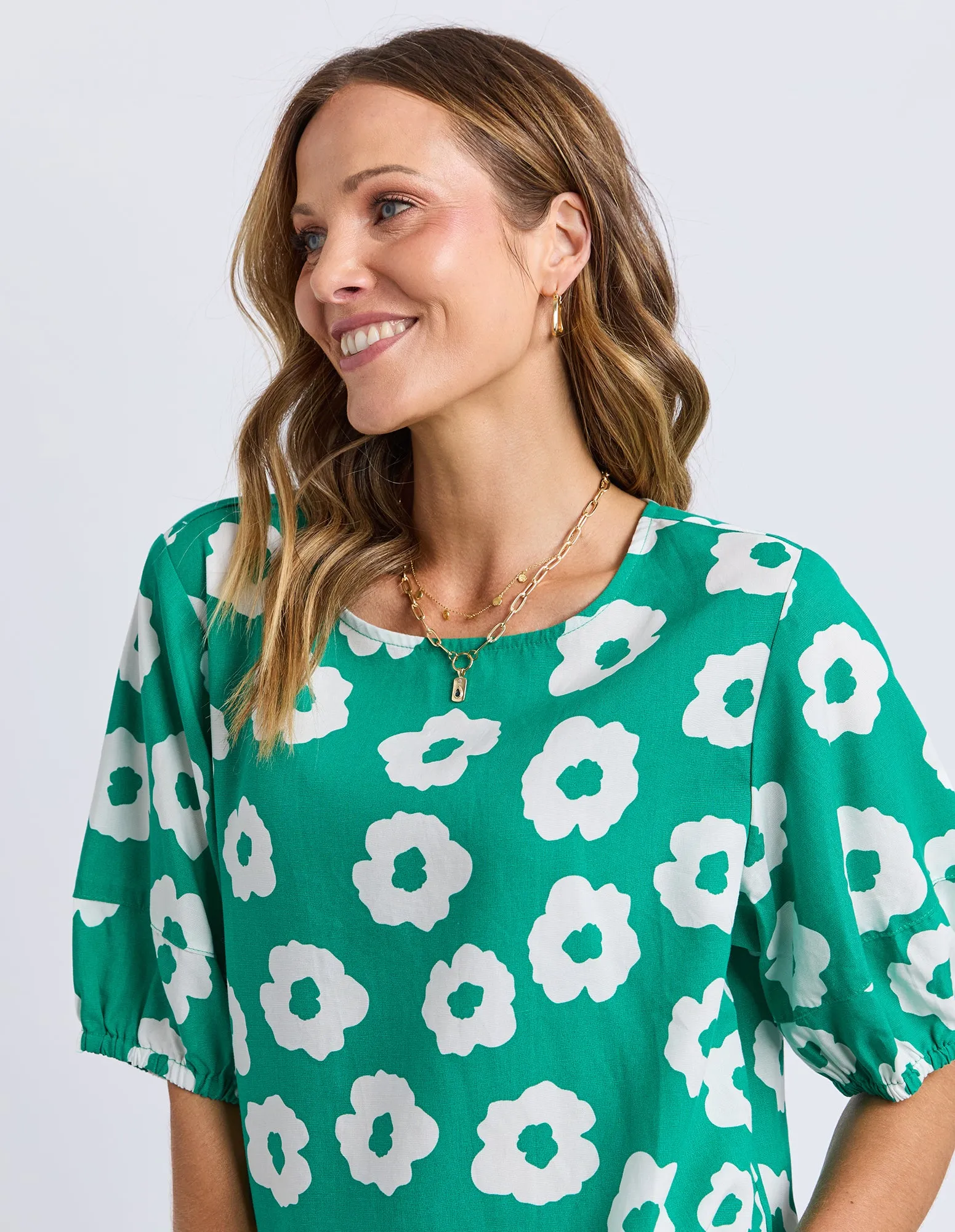 Azalea Top Turquoise sold by Elm Lifestyle product image thumbnail 5