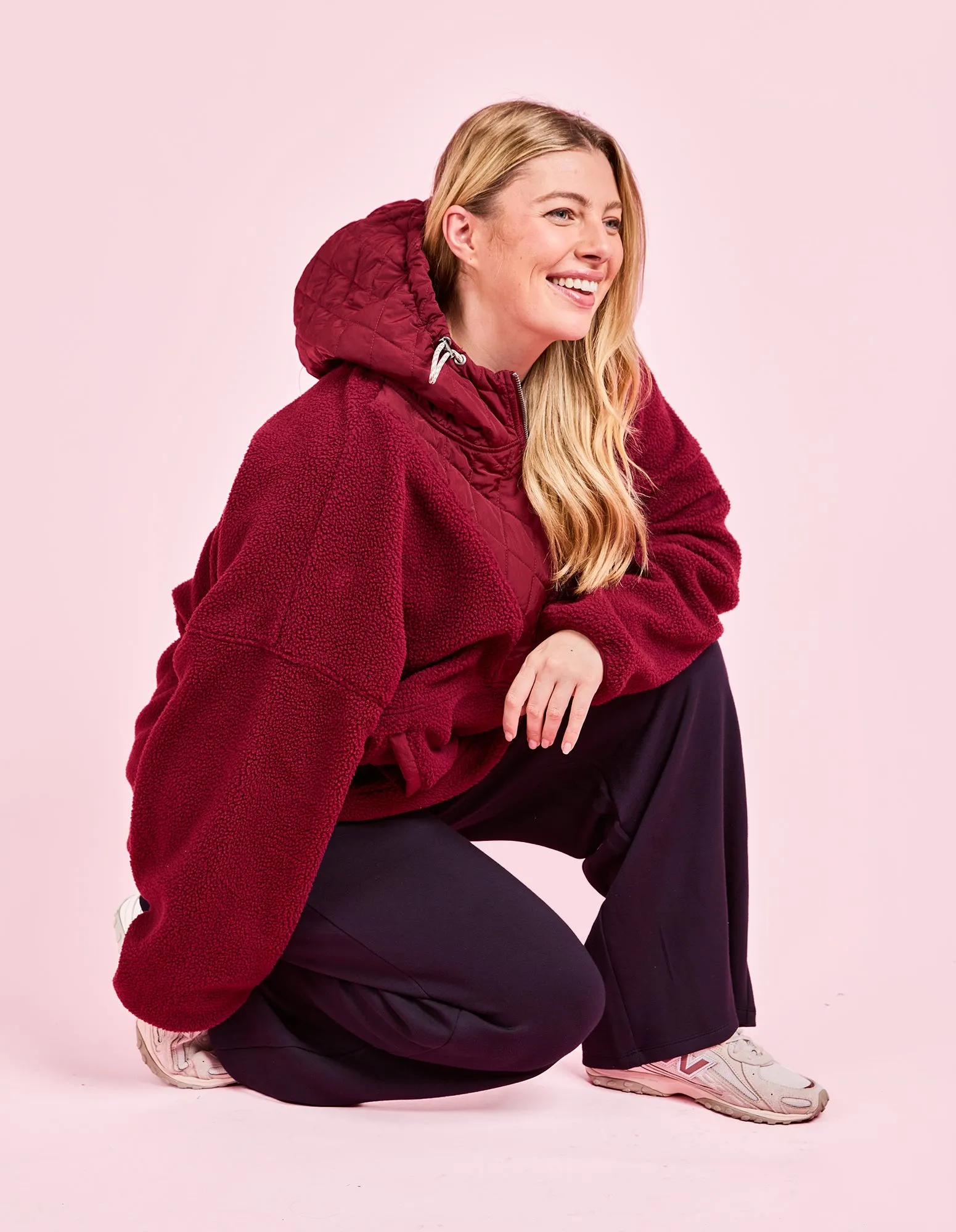 Freedom Quilted Fleece Jacket Zinfandel sold by Elm Lifestyle product image thumbnail 2