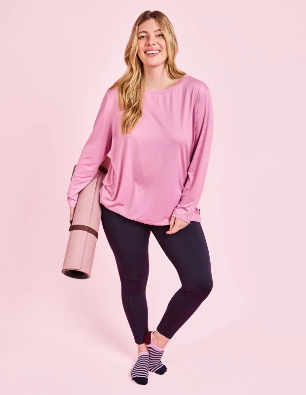 Freedom Long Sleeve Peony Pink made by Elm Lifestyle