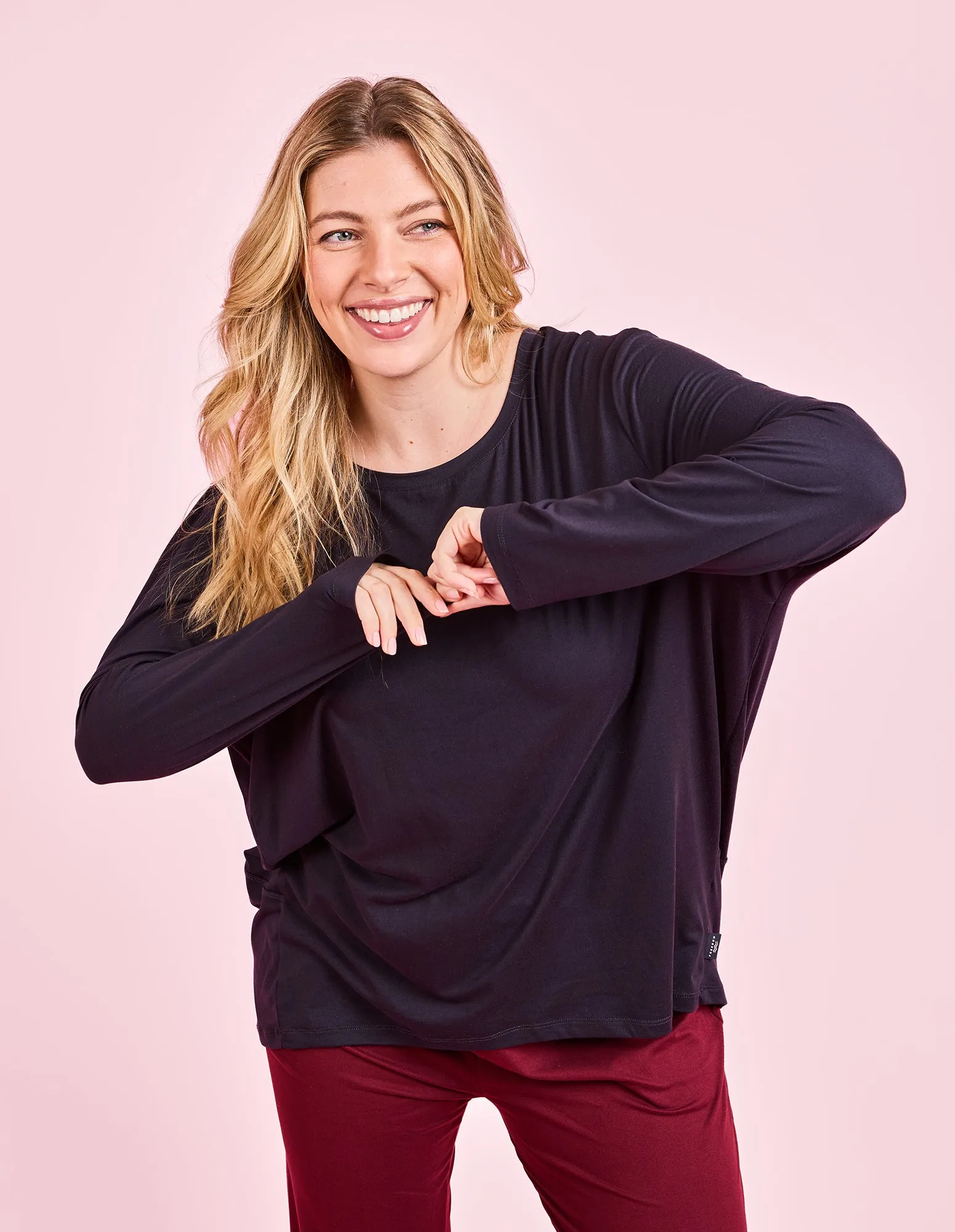 Freedom Long Sleeve Midnight Navy sold by Elm Lifestyle