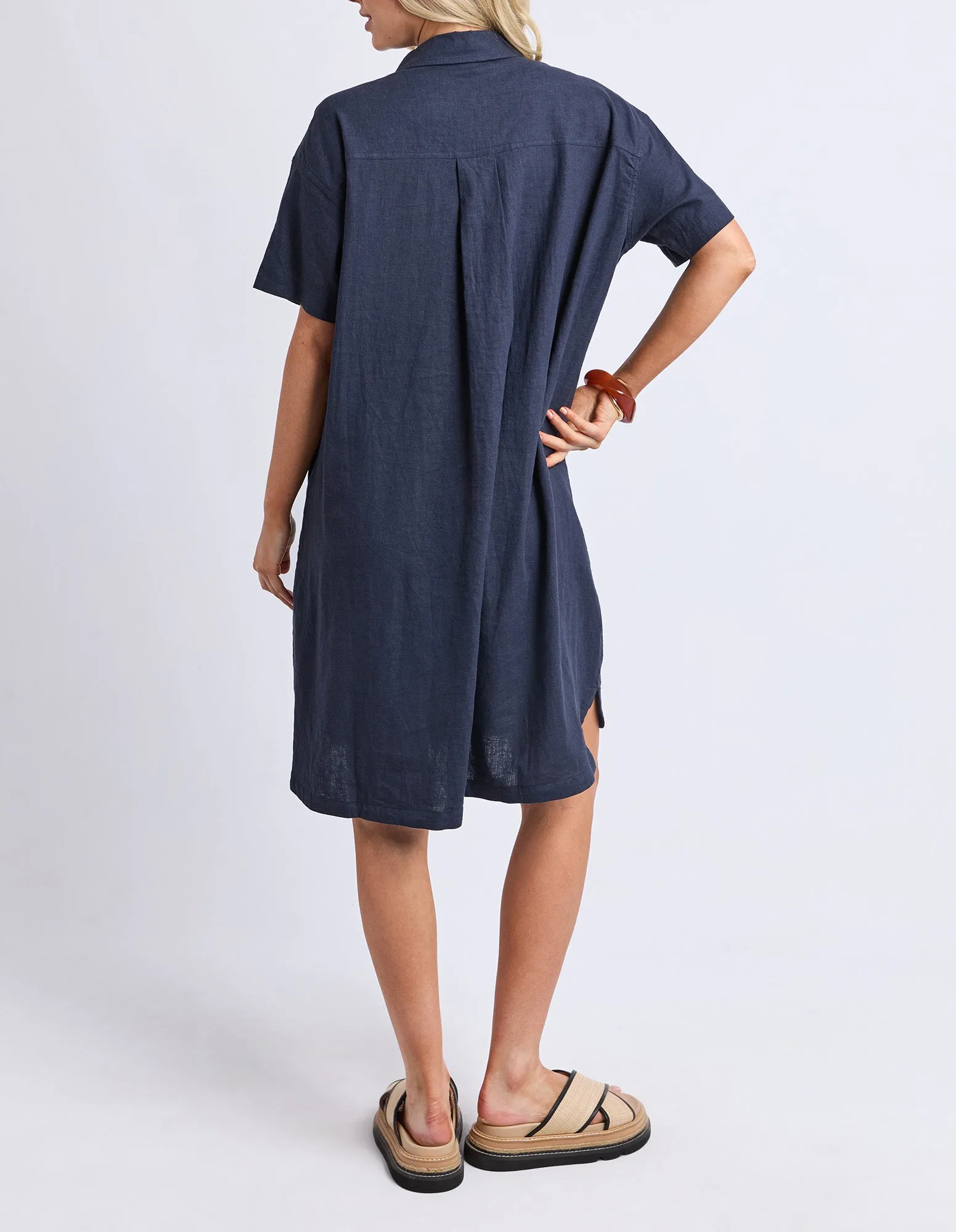 Elle Shirt Dress Classic Navy sold by Elm Lifestyle product image thumbnail 5
