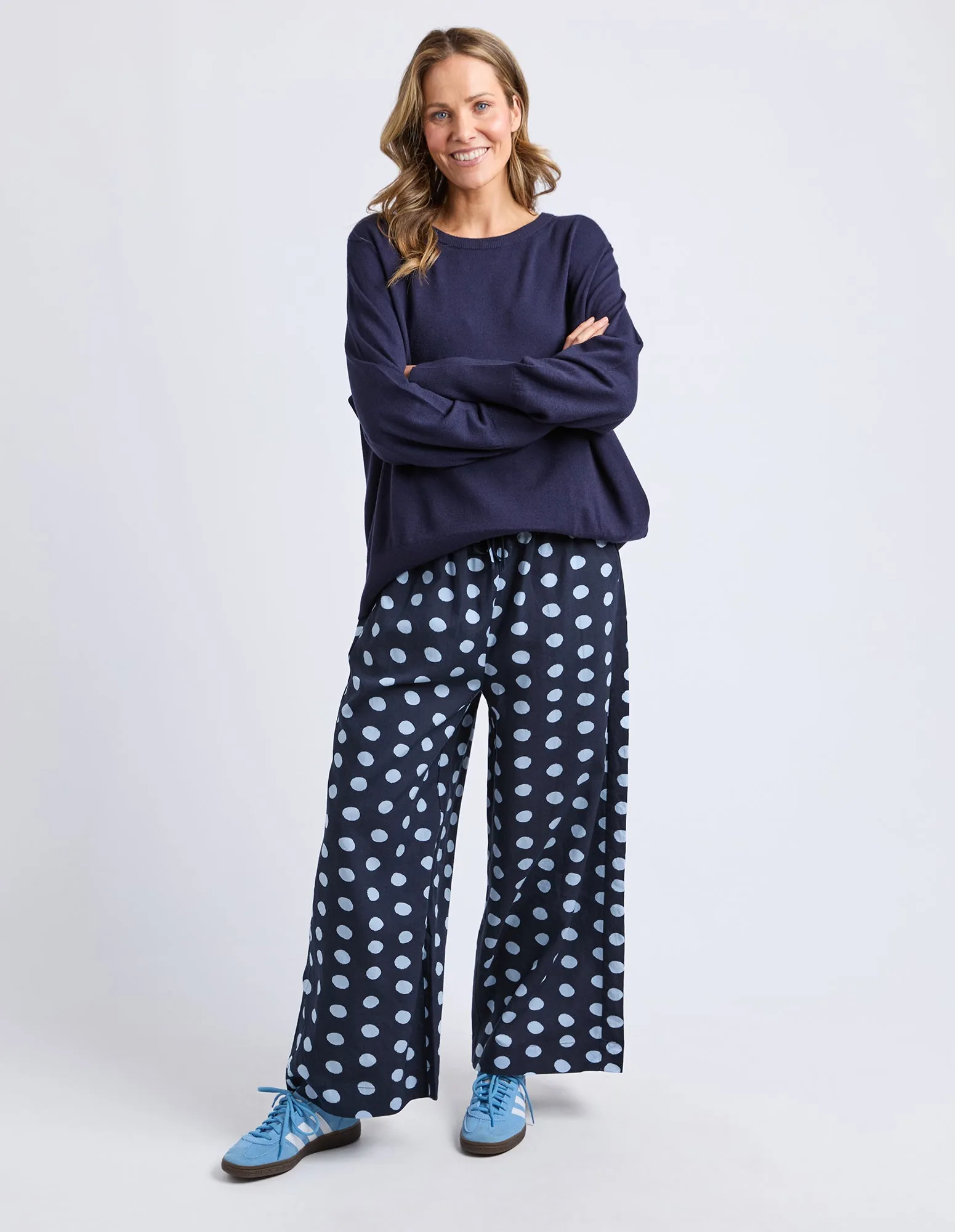 Sunny Long Sleeve Knit Top Classic Navy sold by Elm Lifestyle product image thumbnail 3