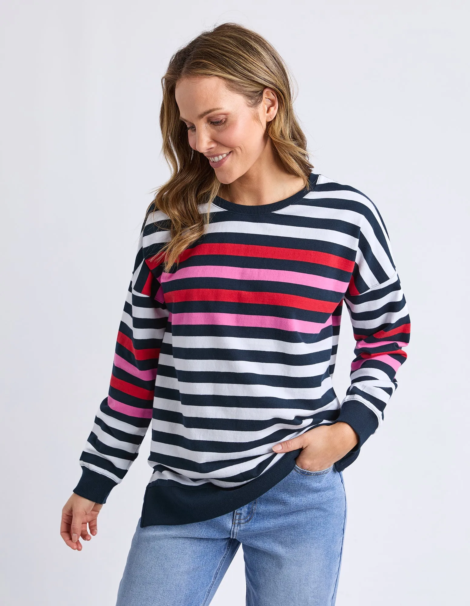 Lollipop Crew Navy & White Stripe sold by Elm Lifestyle product image thumbnail 2