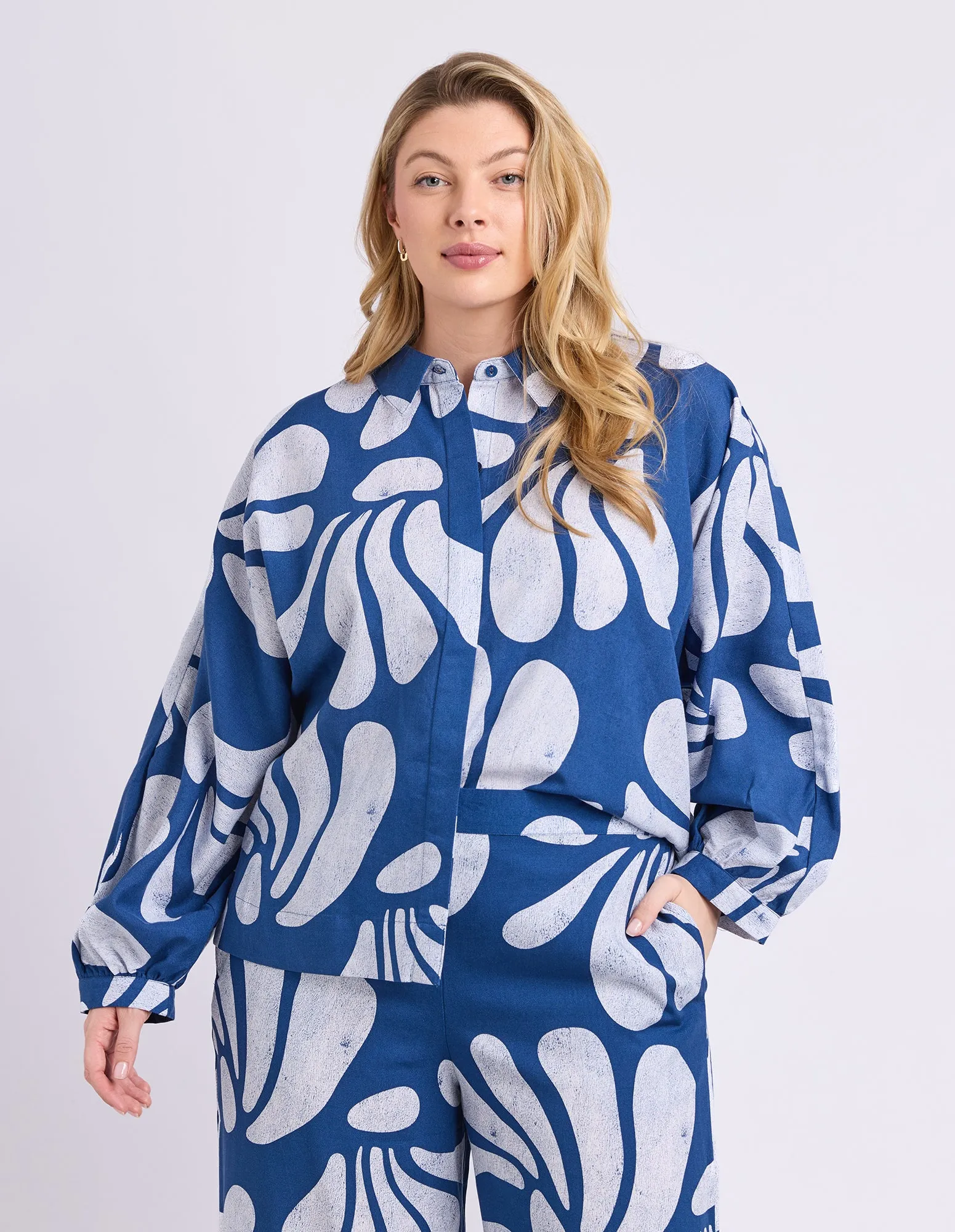 Celeste Shirt Classic Navy Print sold by Elm Lifestyle product image thumbnail 3