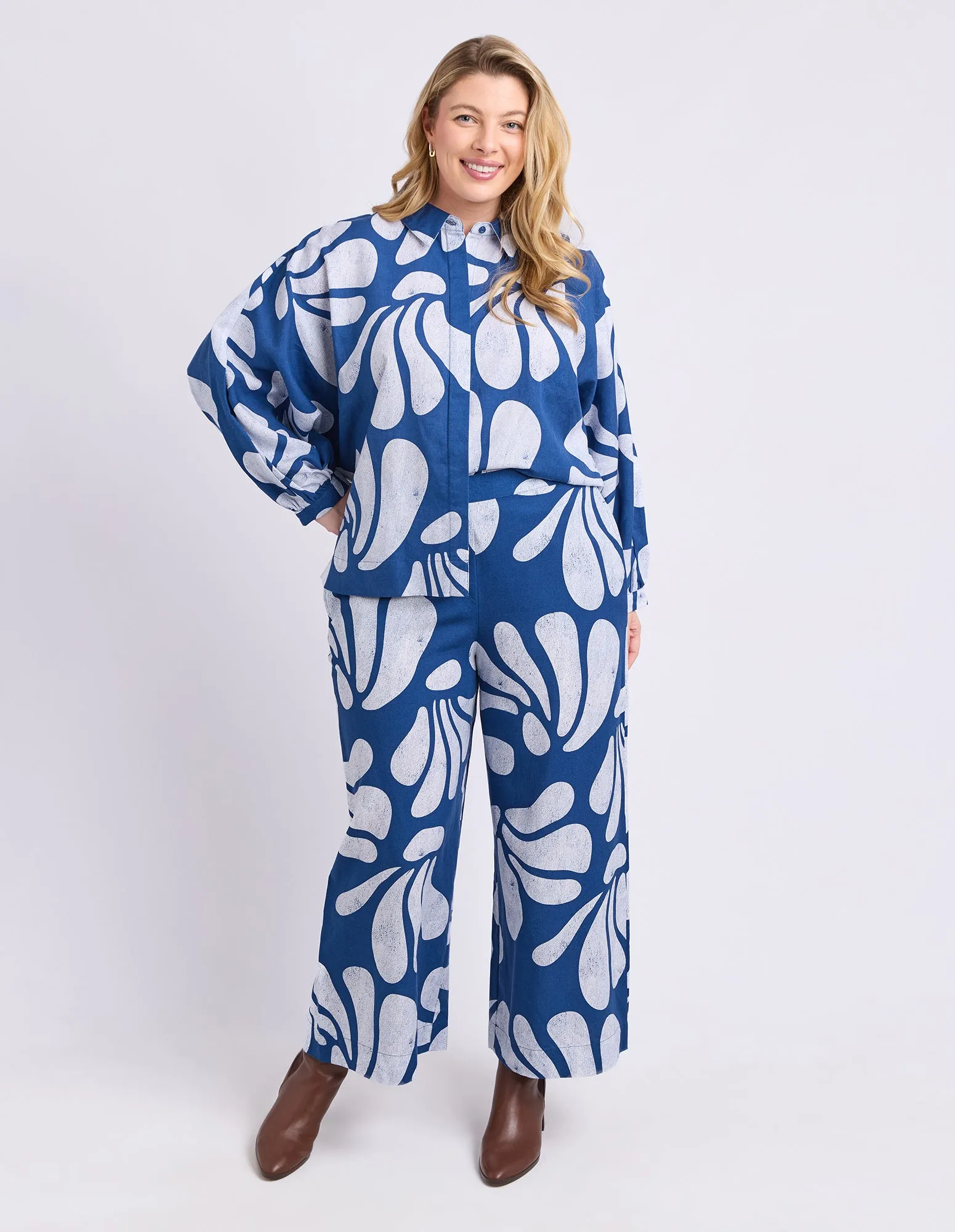 Celeste Shirt Classic Navy Print sold by Elm Lifestyle product image thumbnail 5