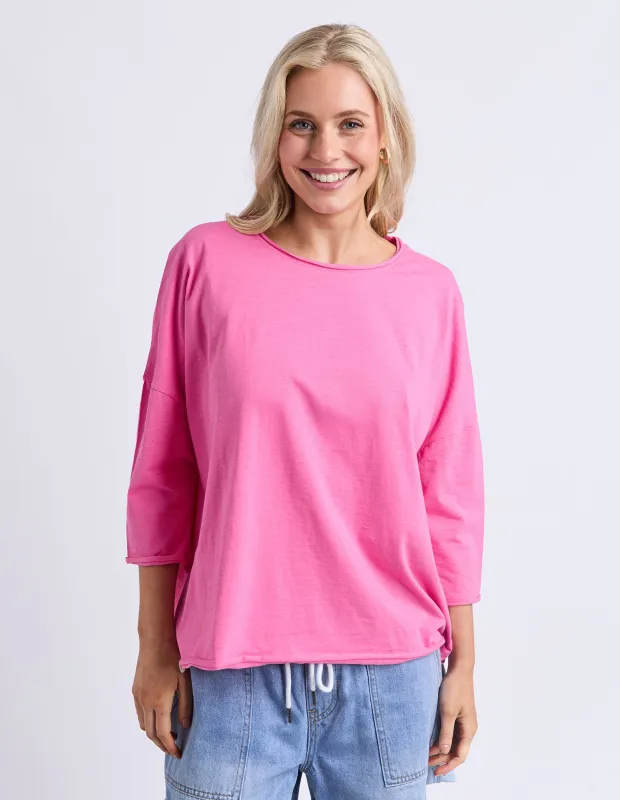 Anya L/S Tee Hot Pink made by Elm Lifestyle