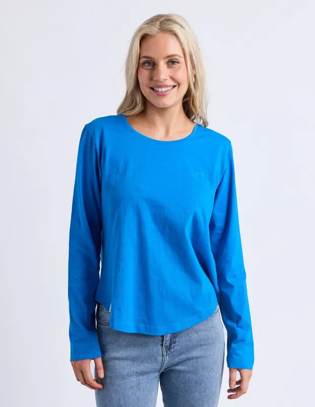Everyday L/S Tee Royal Blue made by Elm Lifestyle