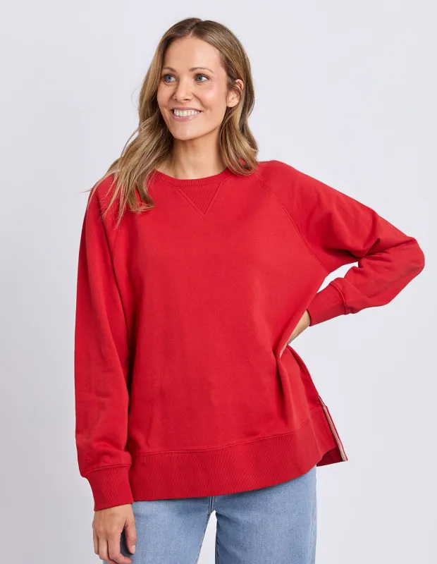Melbourne Crew Cranberry made by Elm Lifestyle