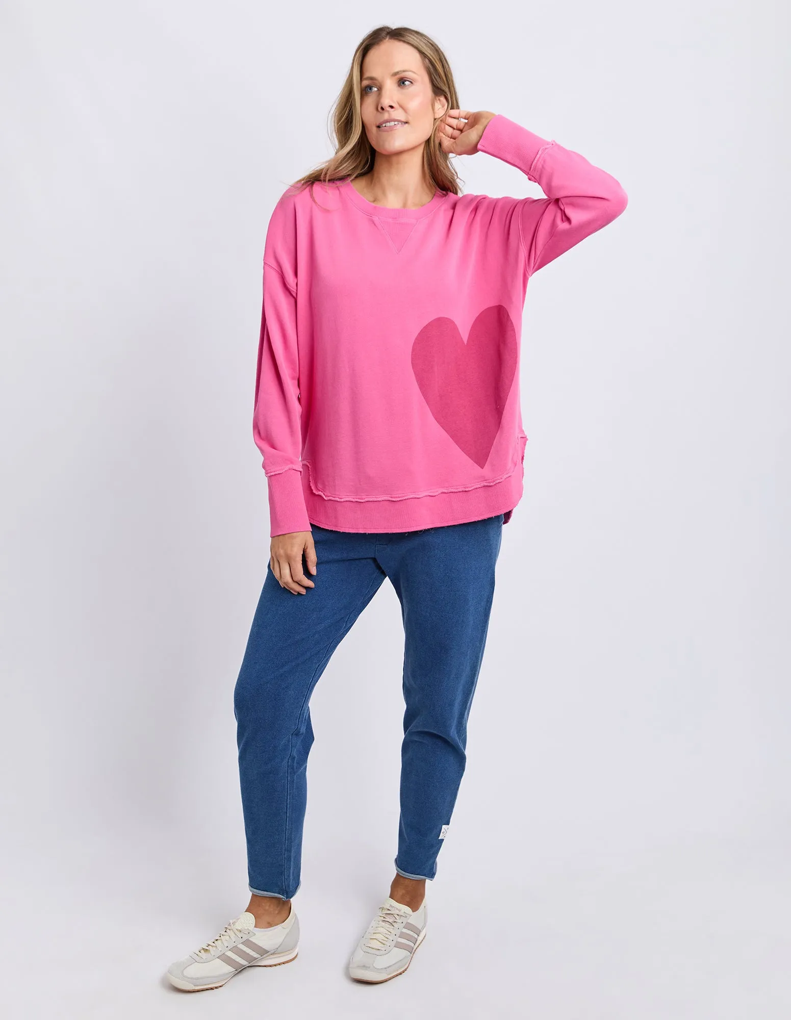 One Heart Crew Hot Pink sold by Elm Lifestyle product image thumbnail 3