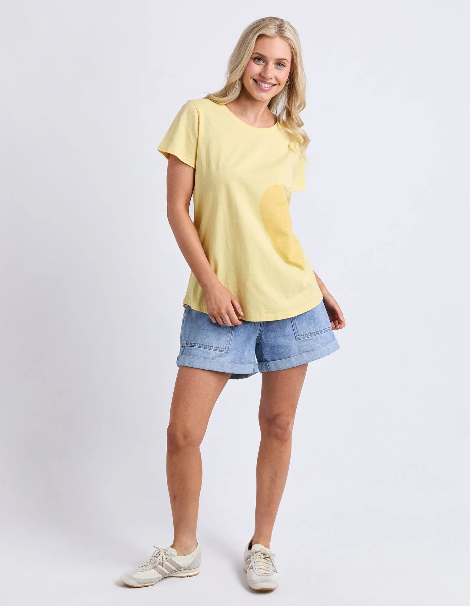One Heart Tee Pale Banana sold by Elm Lifestyle product image thumbnail 2