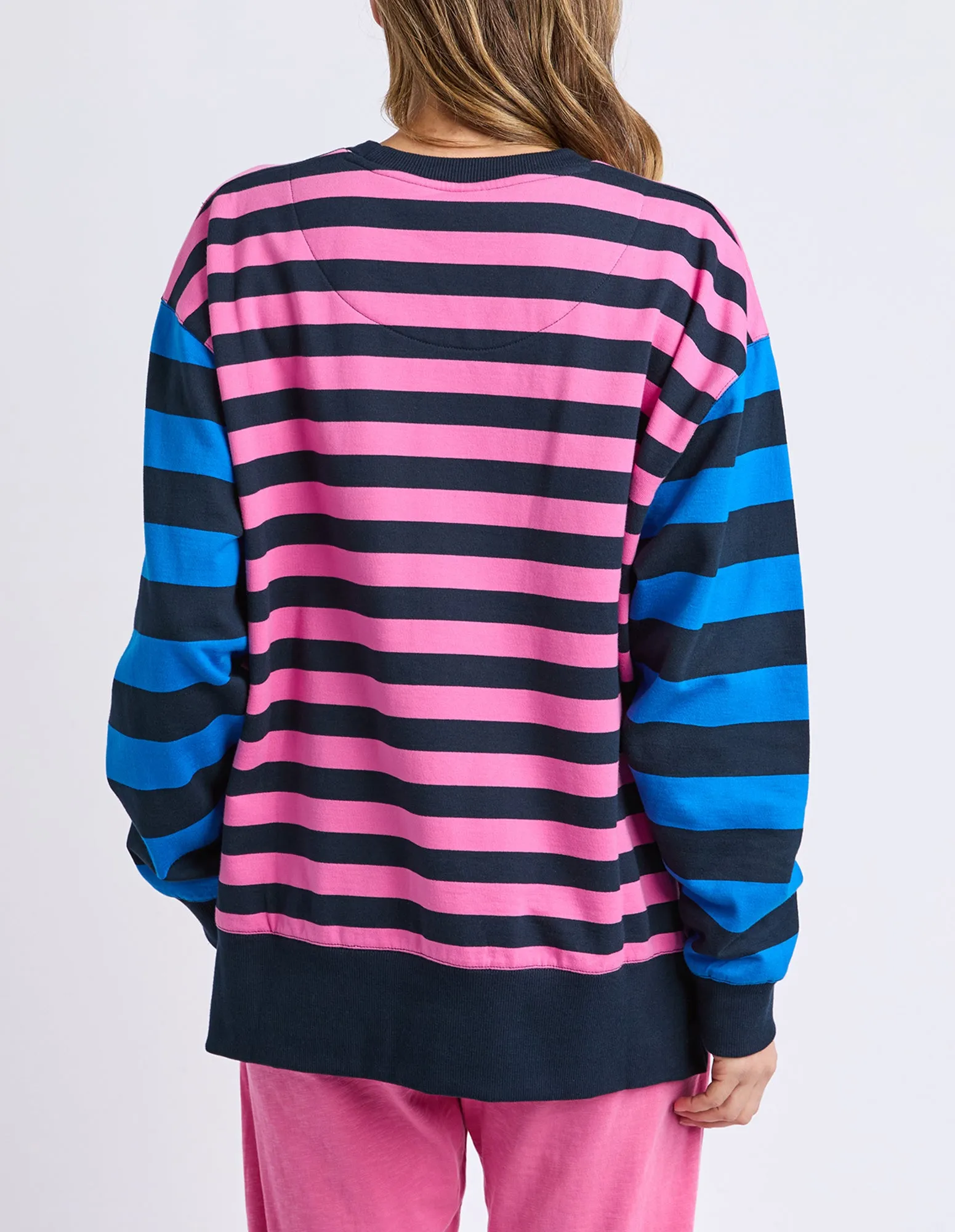 Eden Crew Pink/Navy/Blue Stripe sold by Elm Lifestyle product image thumbnail 5