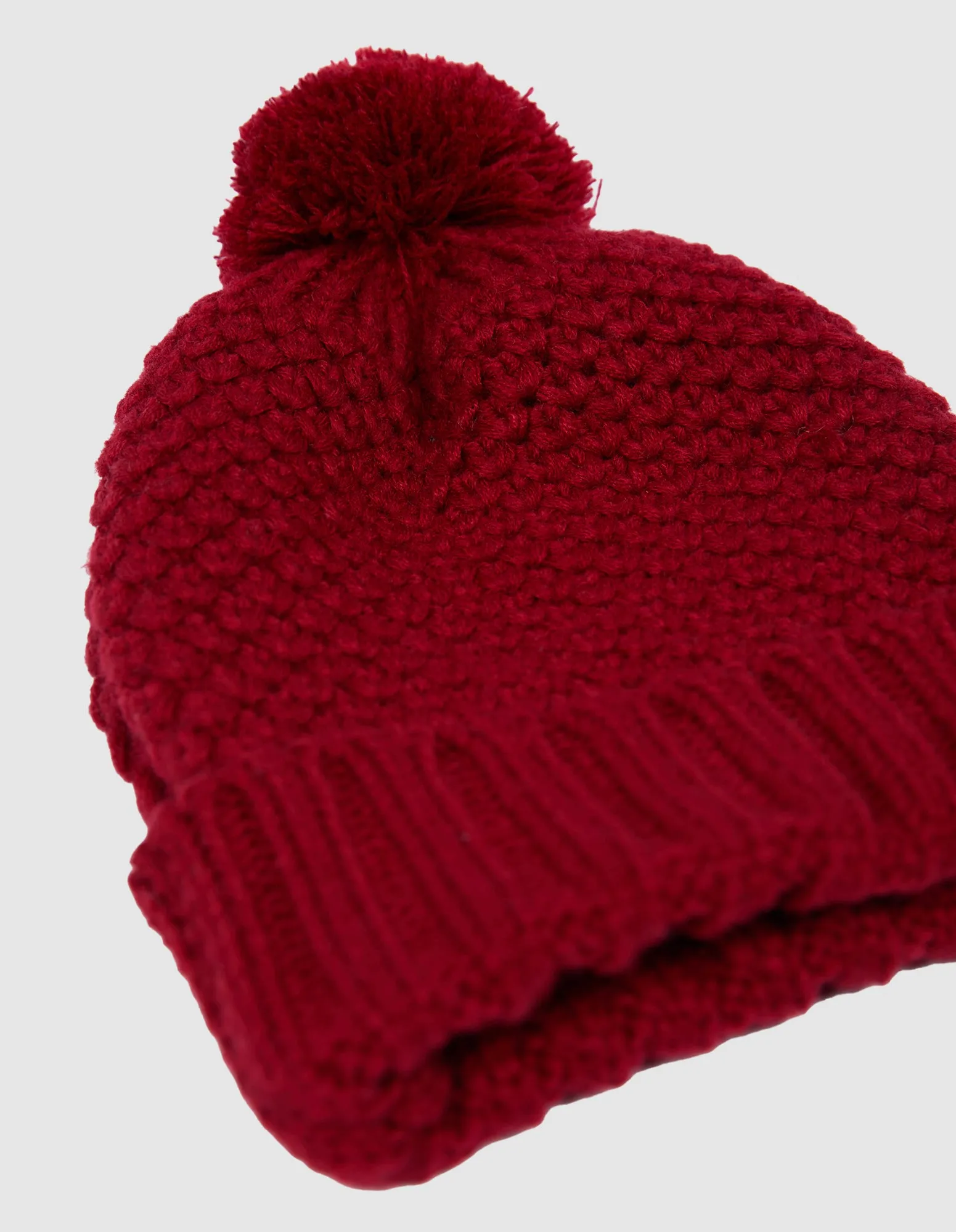 Berry Beanie Cranberry sold by Elm Lifestyle product image thumbnail 3