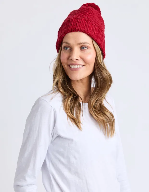 Berry Beanie Cranberry made by Elm Lifestyle