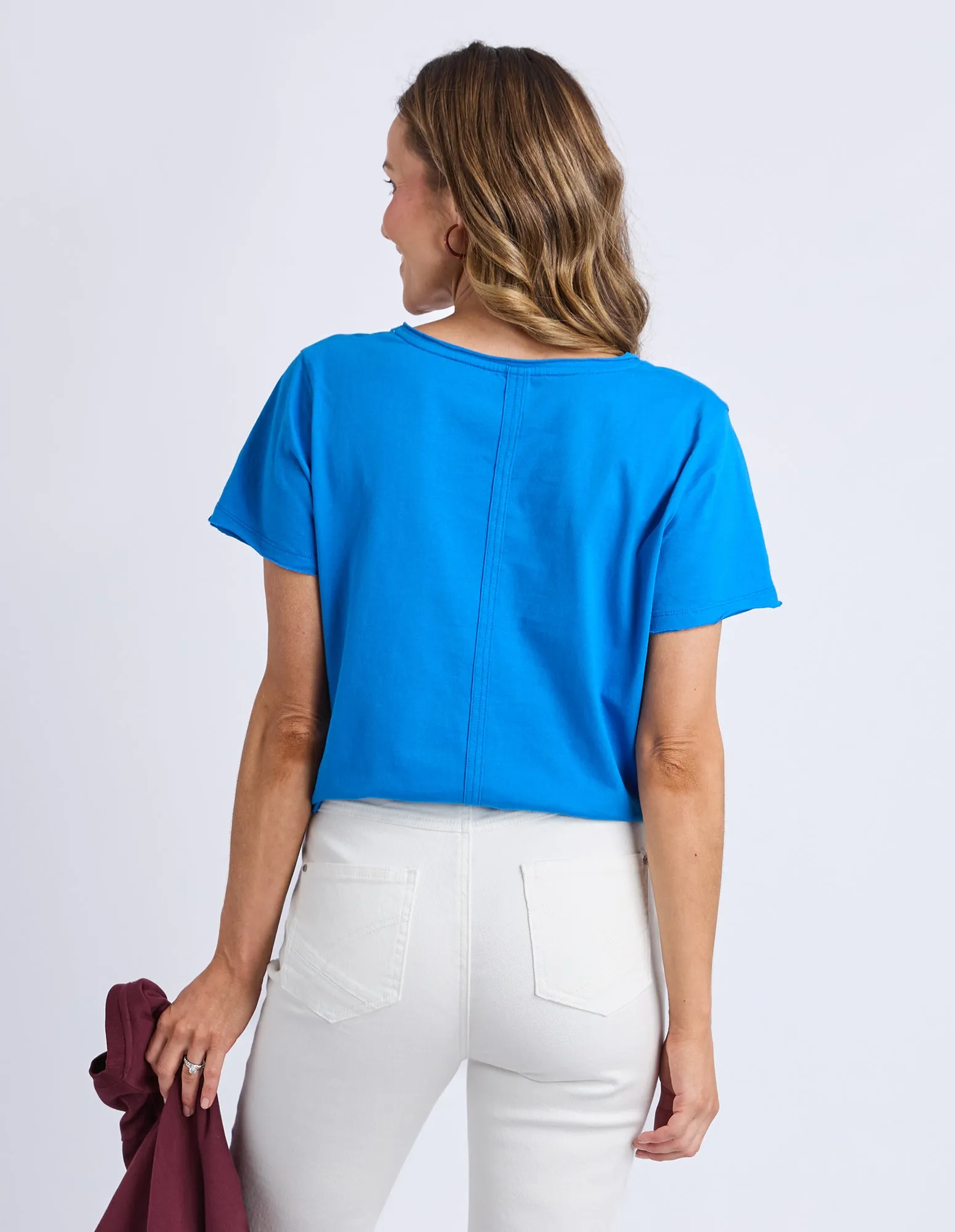 Pima Vee Tee Royal Blue sold by Elm Lifestyle product image thumbnail 5