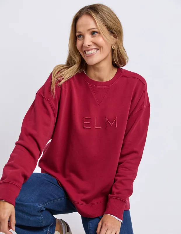Established Crew Maroon made by Elm Lifestyle