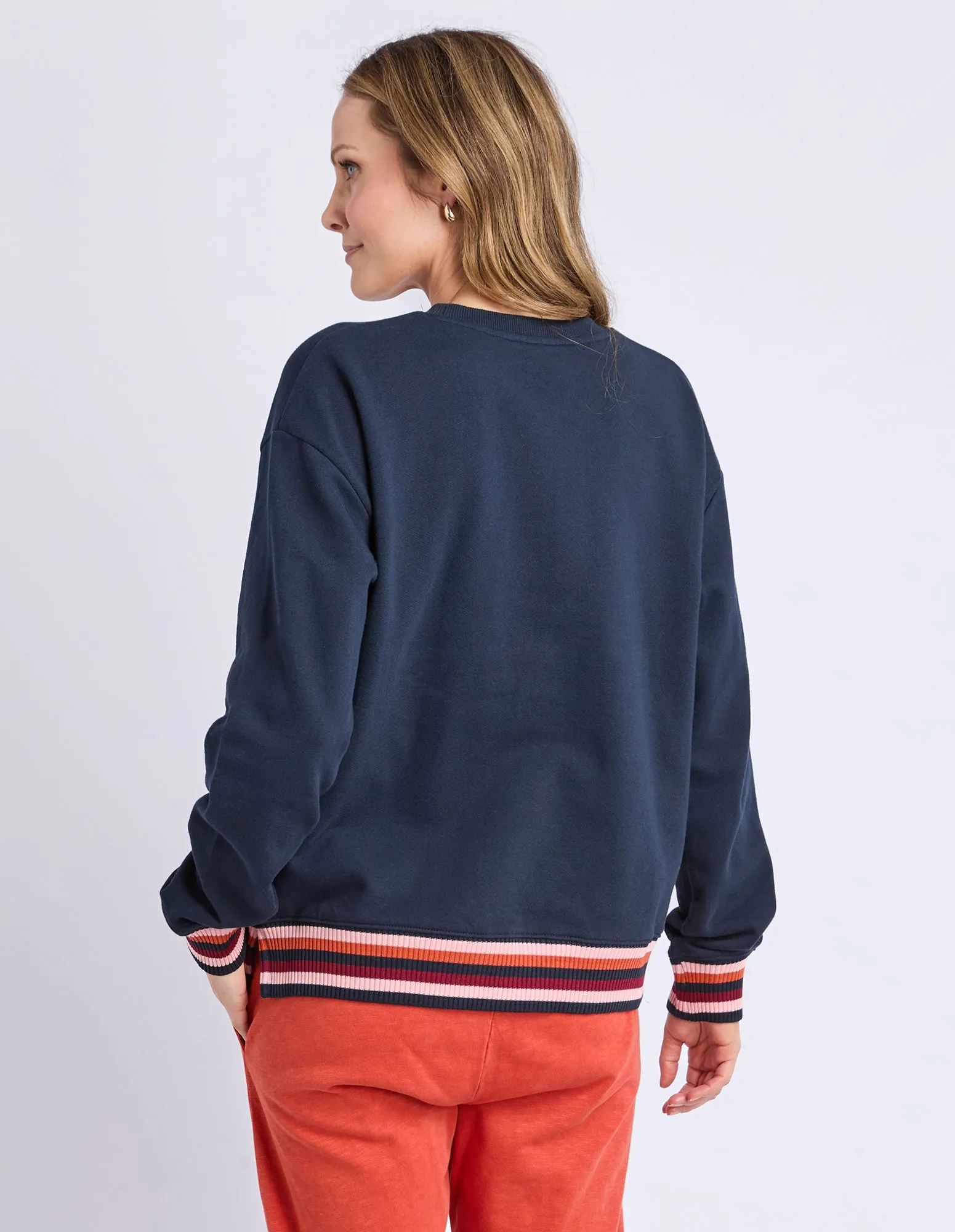 Lili Fleece Crew Navy sold by Elm Lifestyle product image thumbnail 3