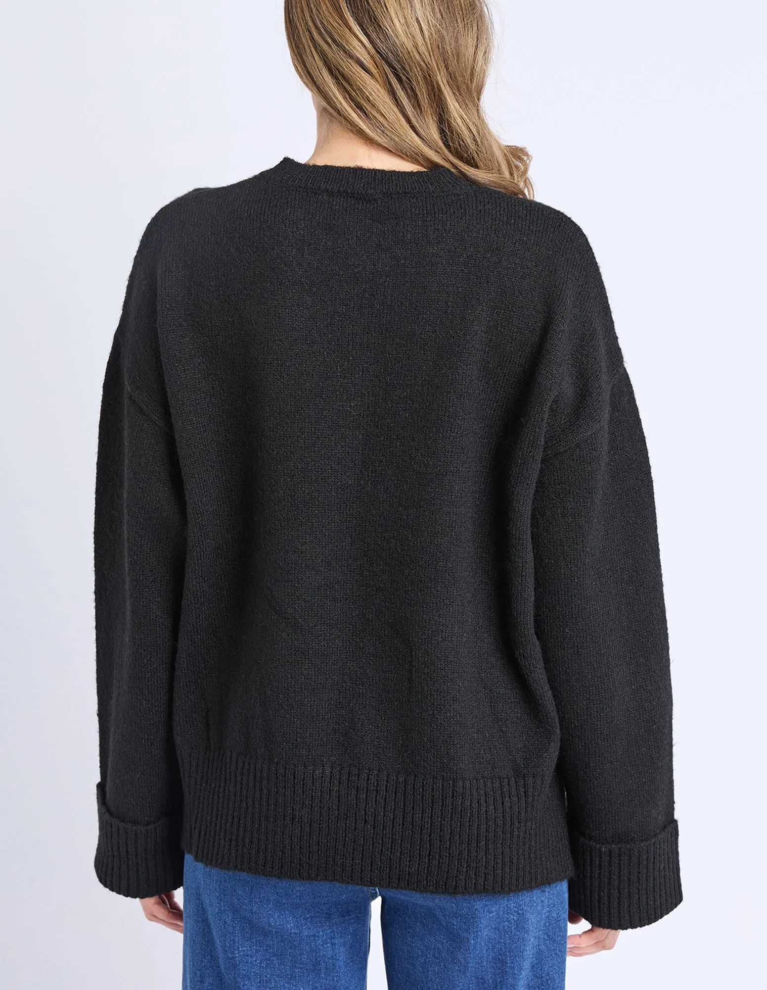 Star Intarsia Knit Black sold by Elm Lifestyle product image thumbnail 4