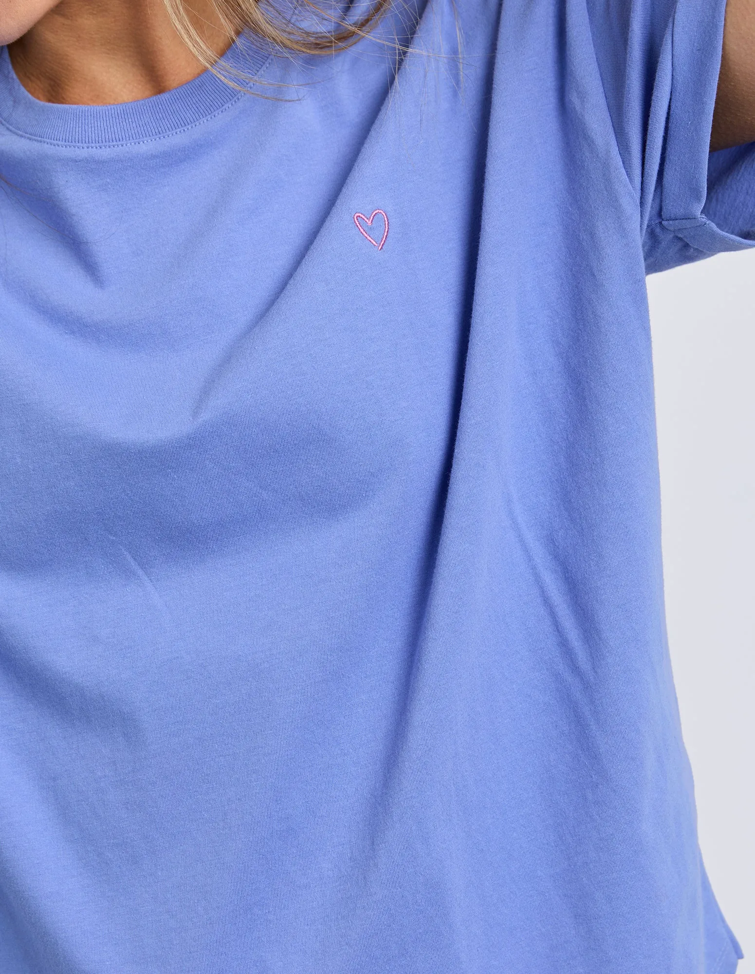 Halli Short Sleeve Tee Cornflower sold by Elm Lifestyle product image thumbnail 5